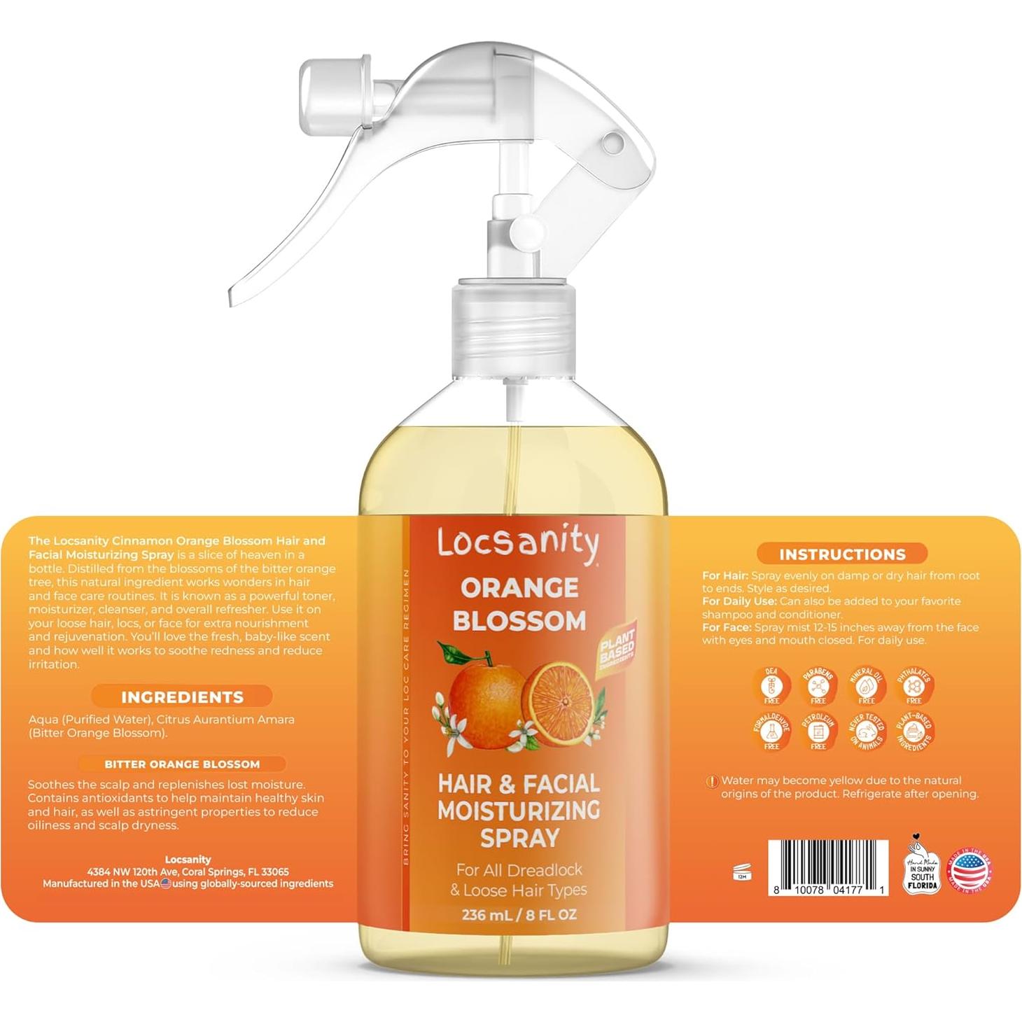 Rocío Hidratante Diario Locsanity Flor de Naranjo 236.6 ml
