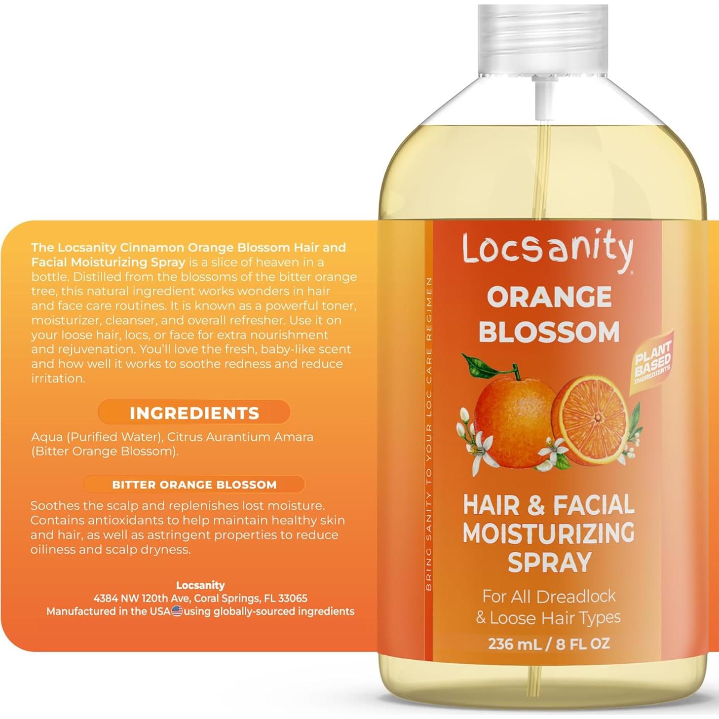 Rocío Hidratante Diario Locsanity Flor de Naranjo 236.6 ml