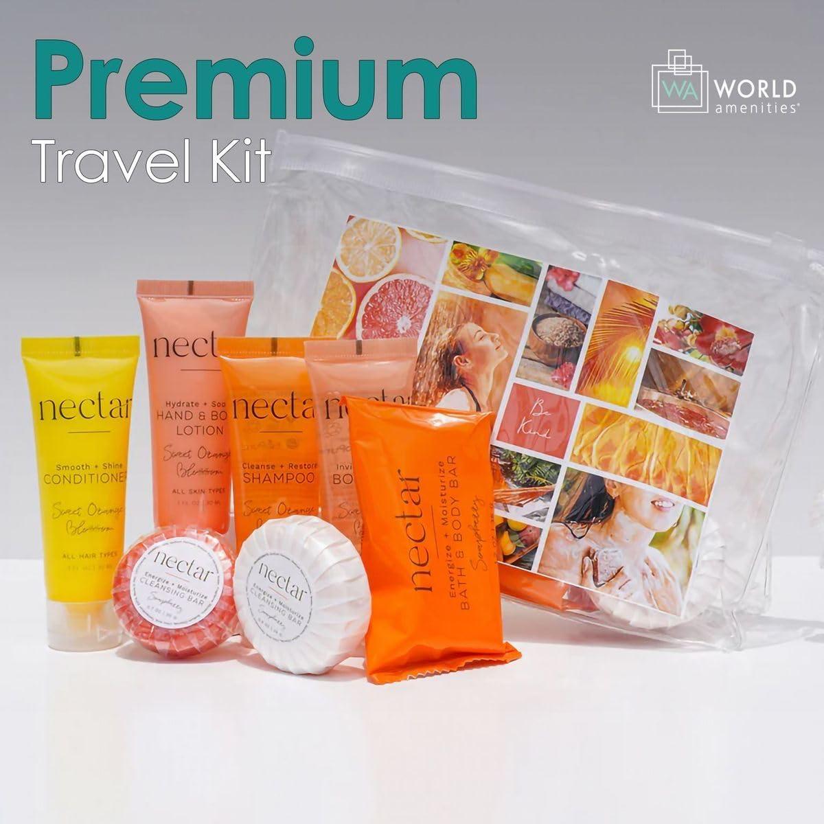 Kit de Artículos de Tocador Mini World Amenities Nectar 1oz