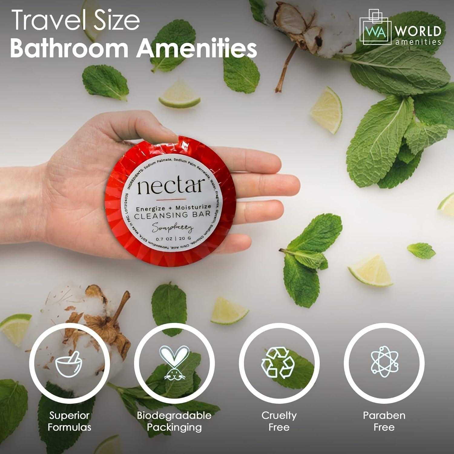 Jabón de Baño World Amenities Nectar 100 Unidades 25.5g Flor Naranja