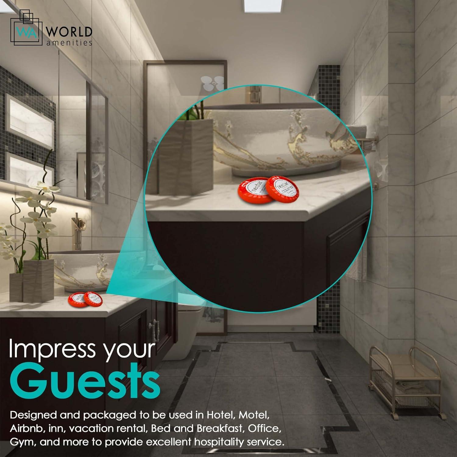 Jabón de Baño World Amenities Nectar 100 Unidades 25.5g Flor Naranja