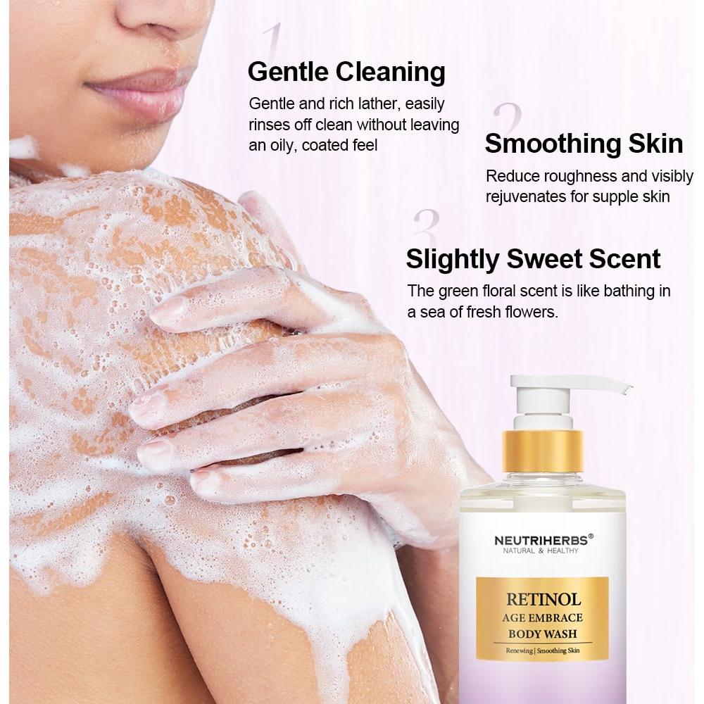 Gel de Ducha Antienvejecimiento Neutriherbs 500ml con Retinol y Aloe Vera