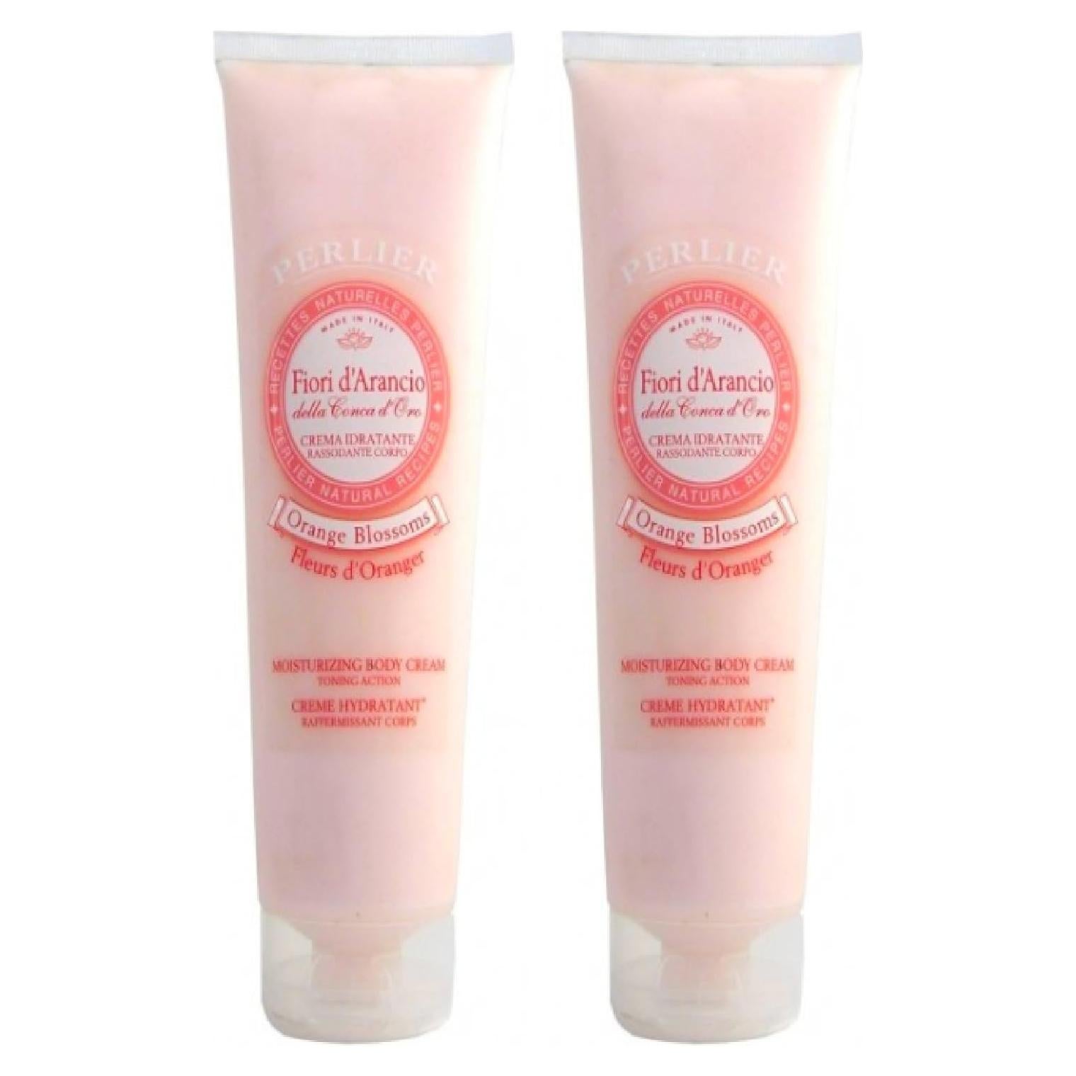 Crema Hidratante Corporal Perlier 250ml Aroma Flor de Naranjo