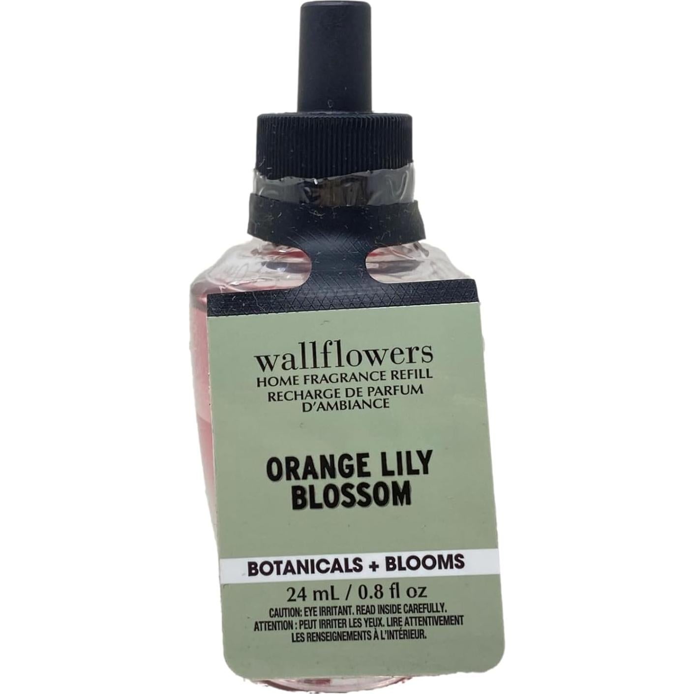 Recarga Fragancia Wallflowers Lirio Naranja Bath & Body Works 4x24mL