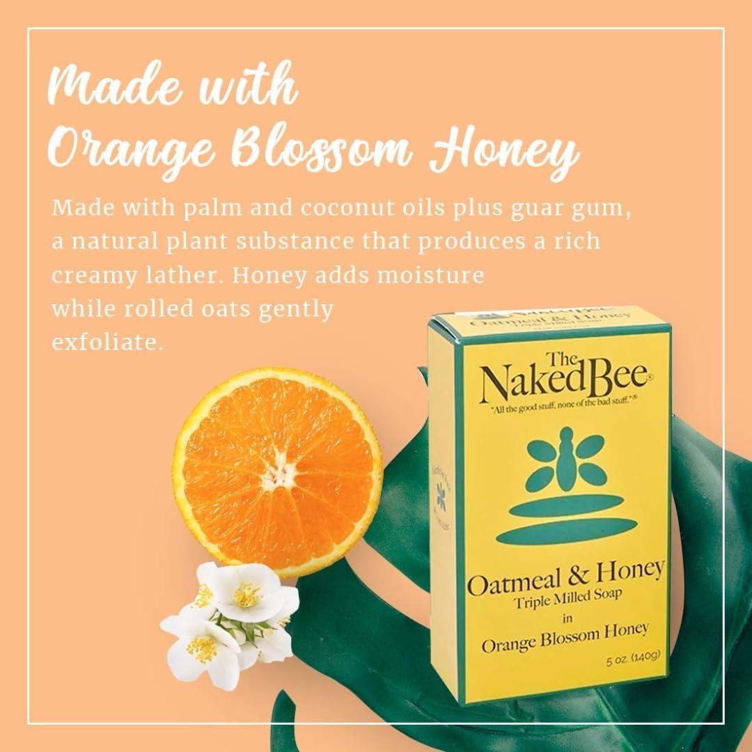 Jabón de Avena y Miel El Naked Bee 142g - Paquete de 3