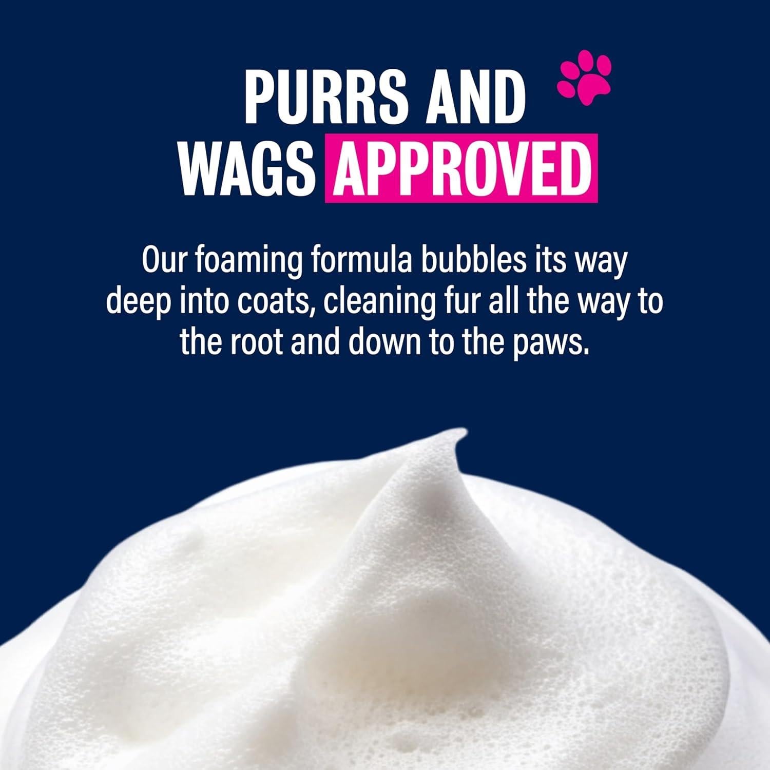 Espuma Lavado Sin Agua para Mascotas Rebel Green 236.6 ml