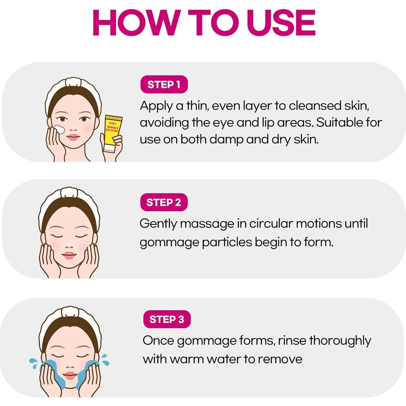 Gel Exfoliante Facial Vitamina C 102g - Hipoalergénico