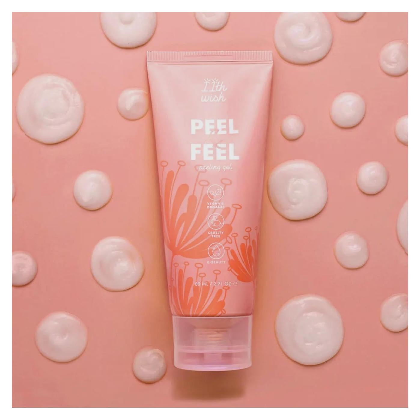 Gel Exfoliante Facial 11th Wish Peel & Feel 80 ml Vegano