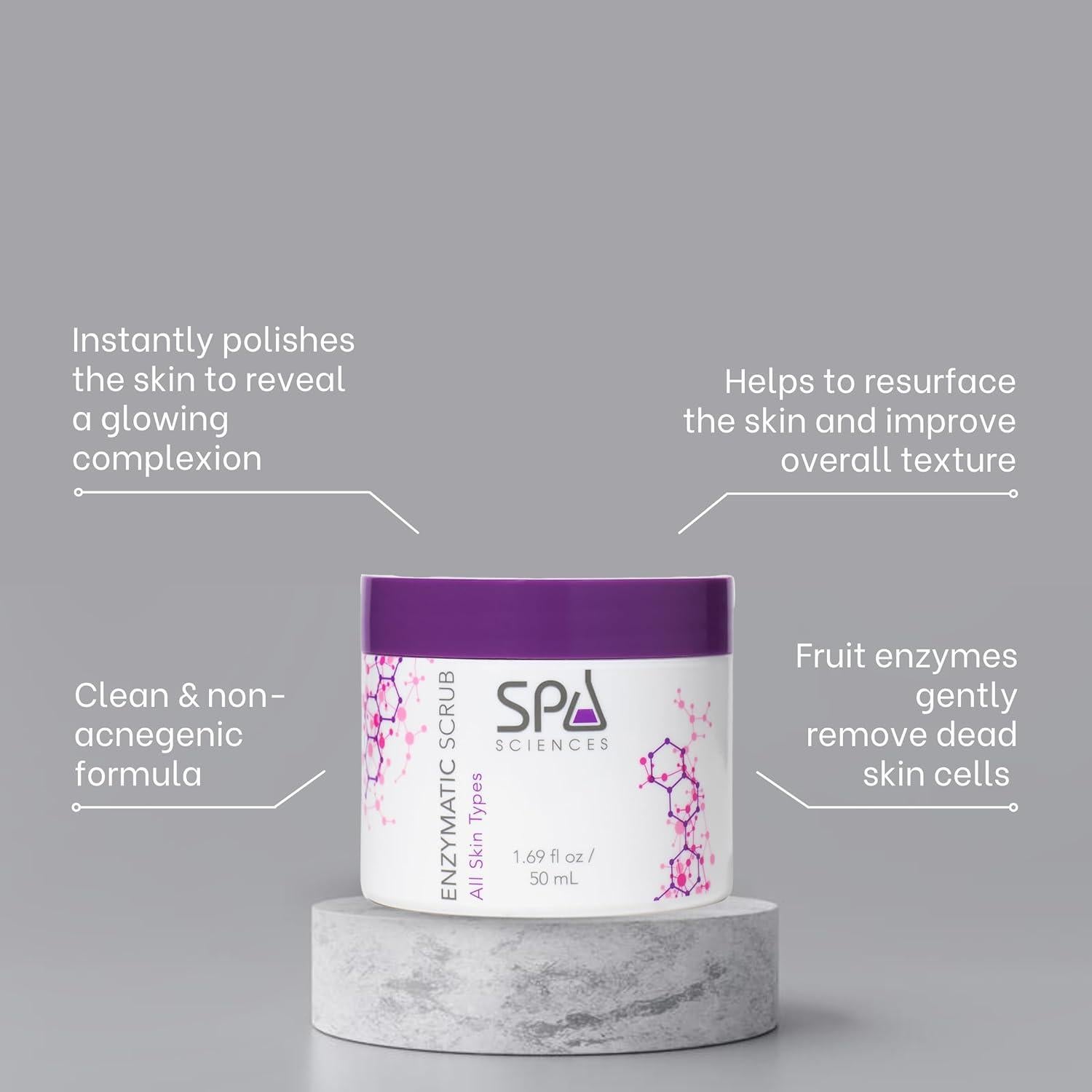 Exfoliante Enzimático Spa Sciences 47.9g - Vegano y Suave