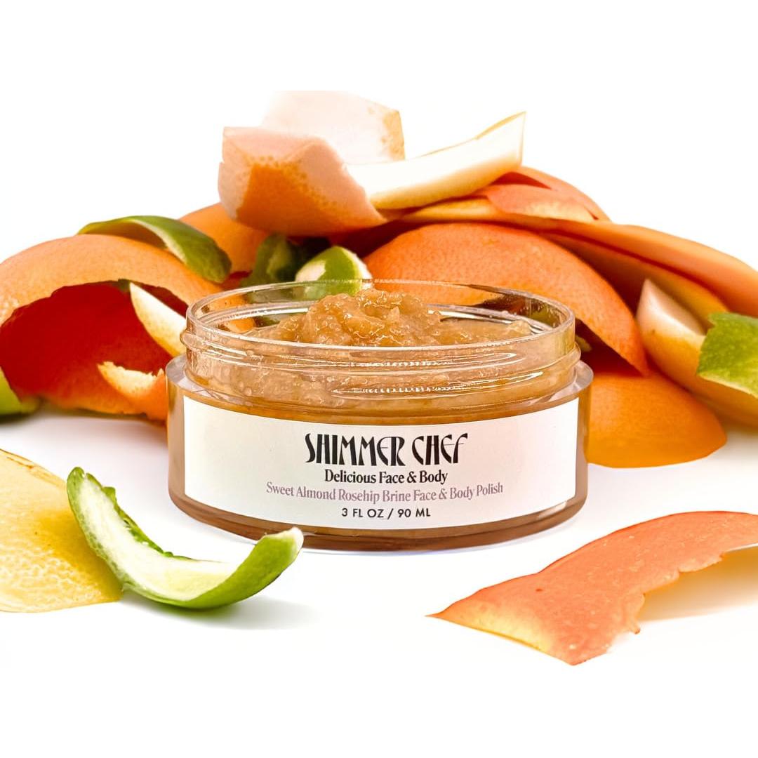 Set de Cuidado Facial Shimmer Chef 170g | Hidratación y Brillo