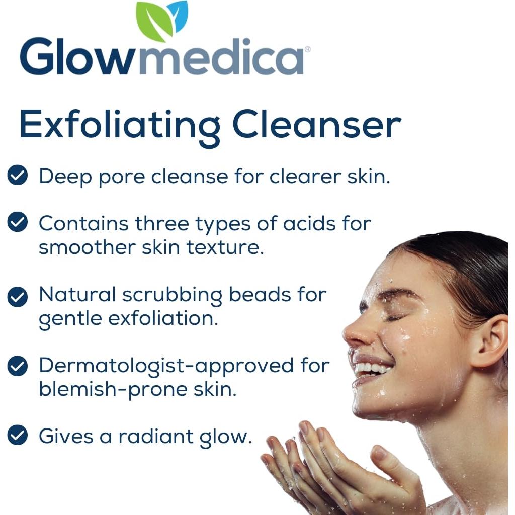 Limpiador Exfoliante Glowmedica con Ácidos 236 ml