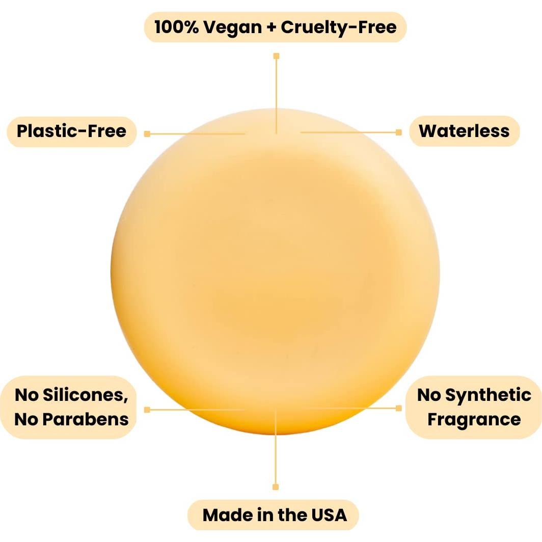 Barra de Loción Vegana EcoRoots 68g - Hidratante Natural Sólido