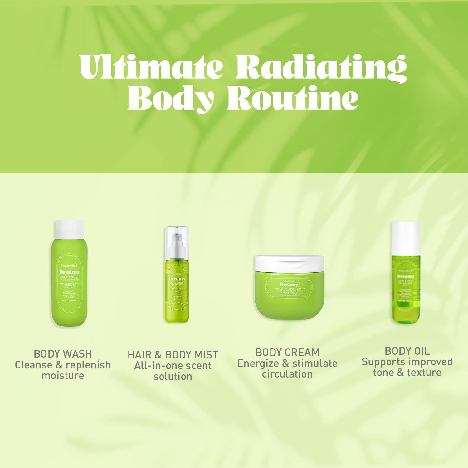 Crema Corporal Brillante Nature Well 340g Hidratante Mandarina