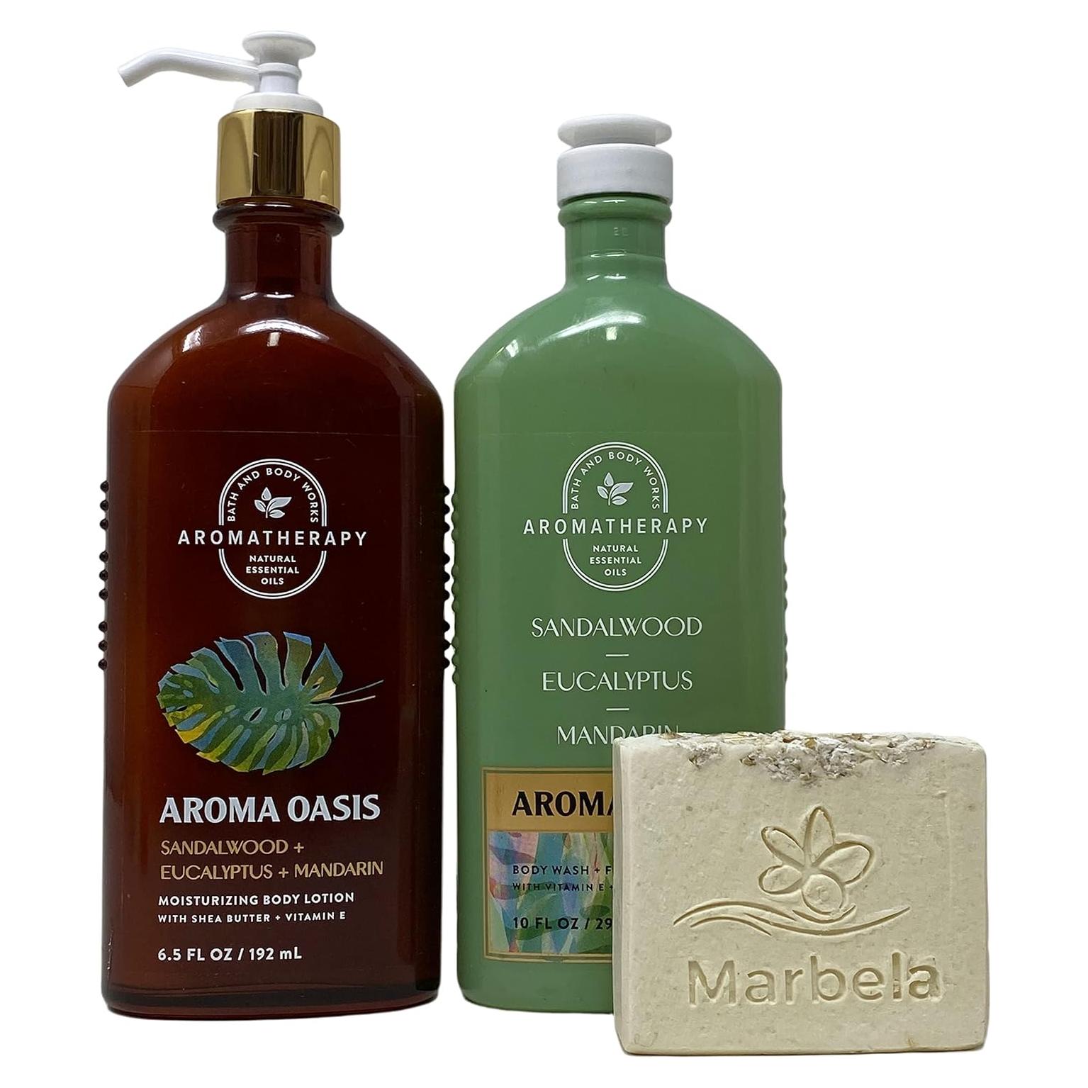 Conjunto de Aromaterapia Bath & Body Works - Jabón y Loción