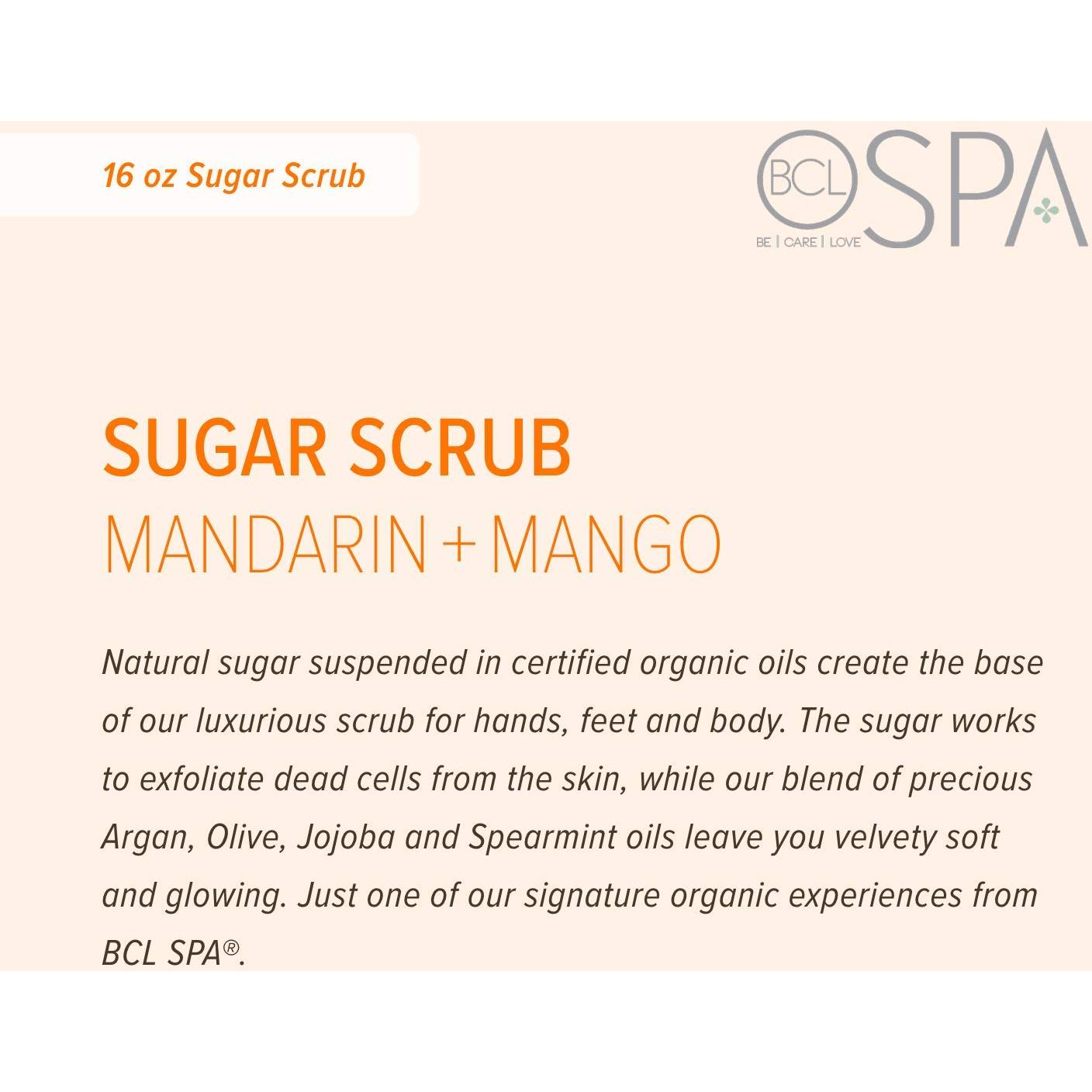 Paquete de Cuidado de la Piel Orgánico BCL SPA Mandarina Mango