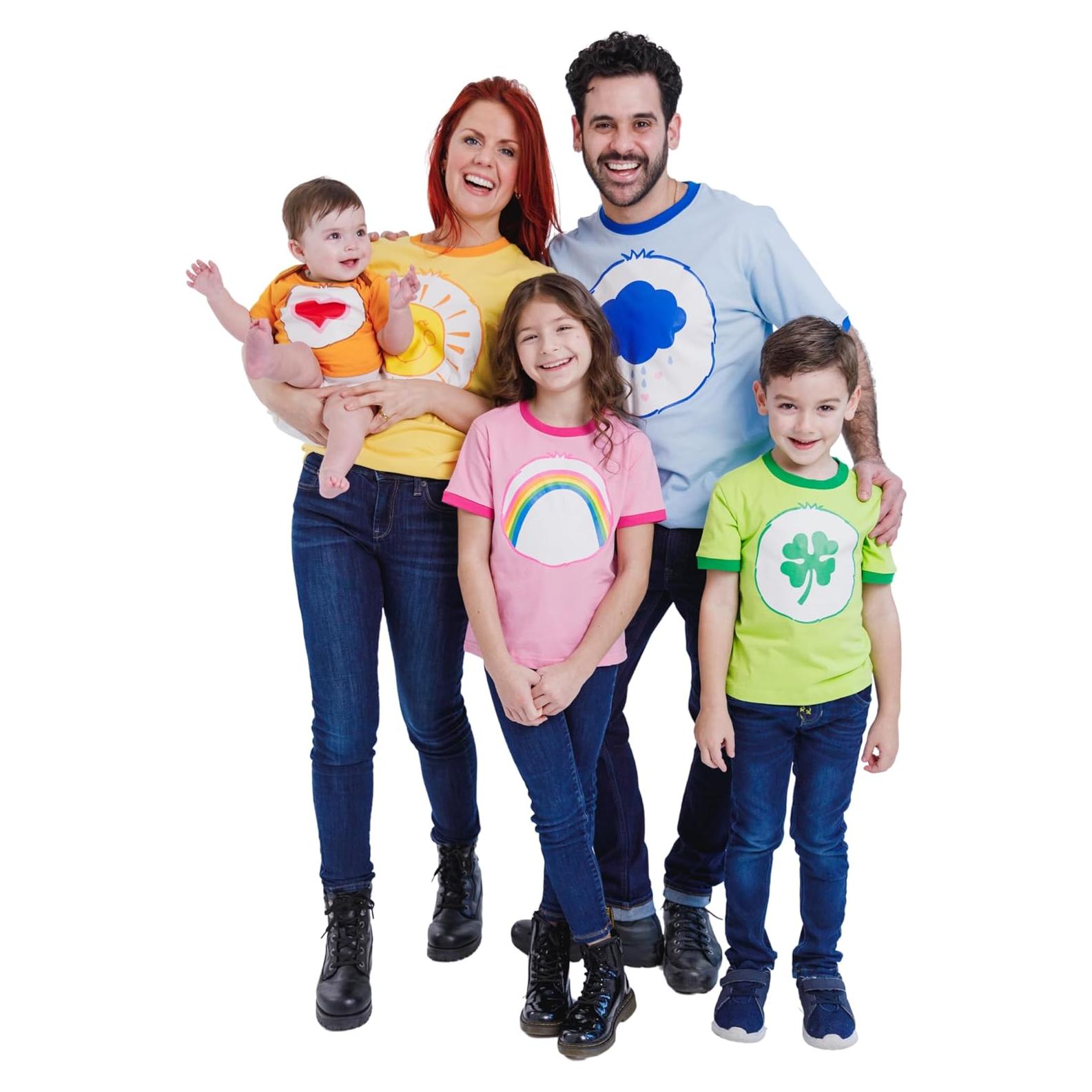 Camiseta Care Bears Unisex Manga Corta 0-3 Meses a 2XL