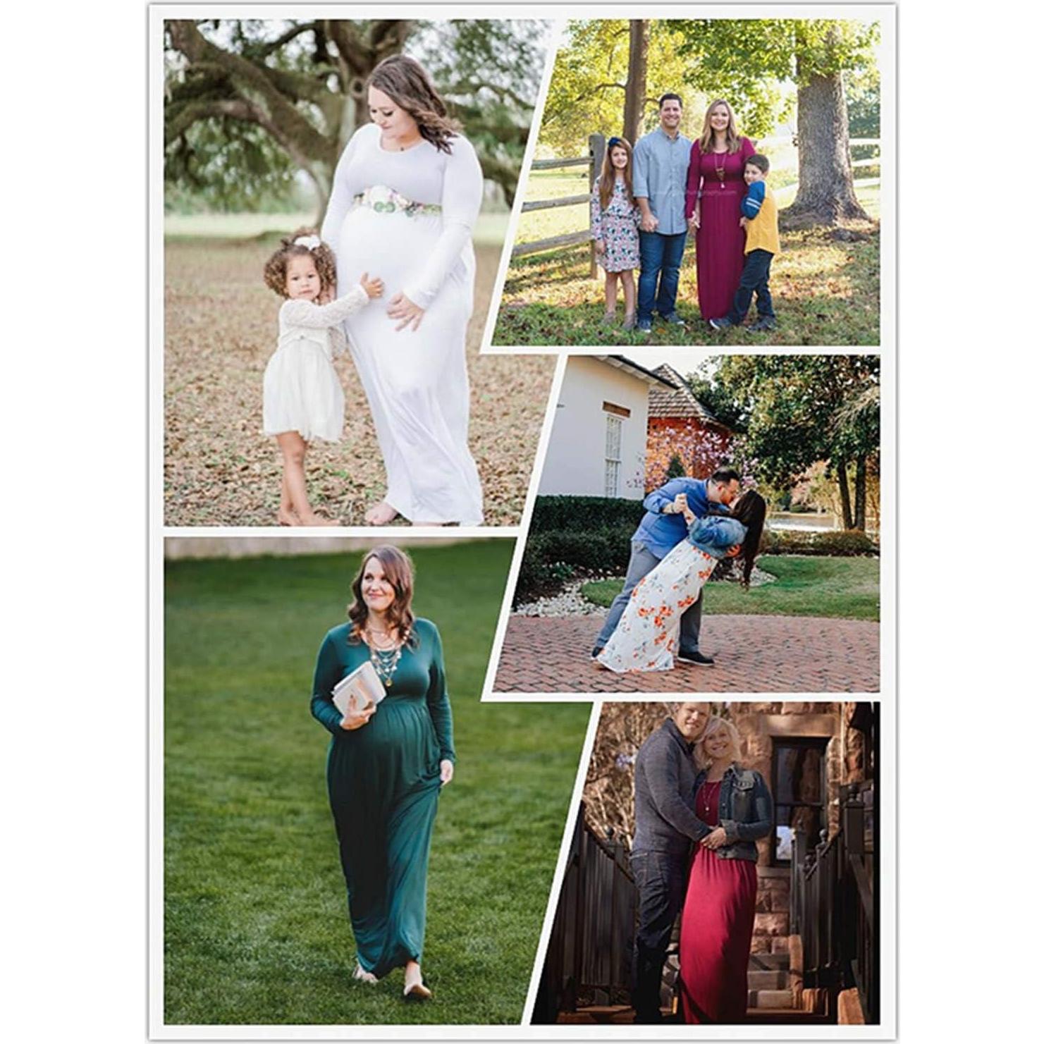 Vestido Maxi Talla Grande Longyuan Mujeres Curvas 4XL Gris