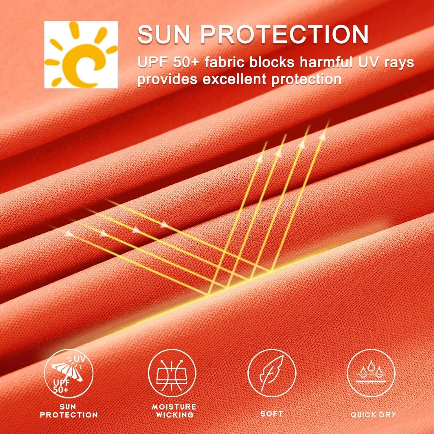 Camisa de Baño Manga Corta Willit Hombre UPF 50+ Secado Rápido