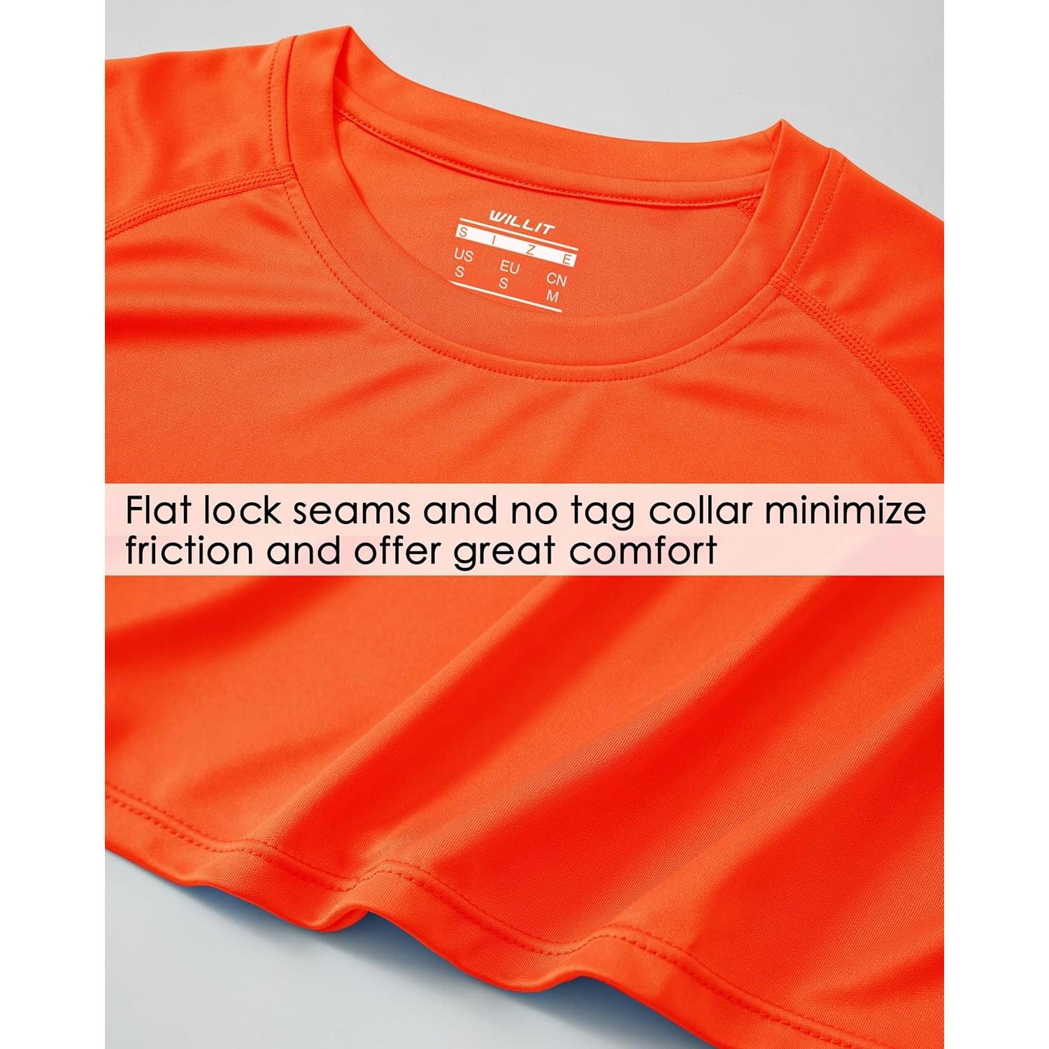 Camisa de Baño Manga Corta Willit Hombre UPF 50+ Secado Rápido