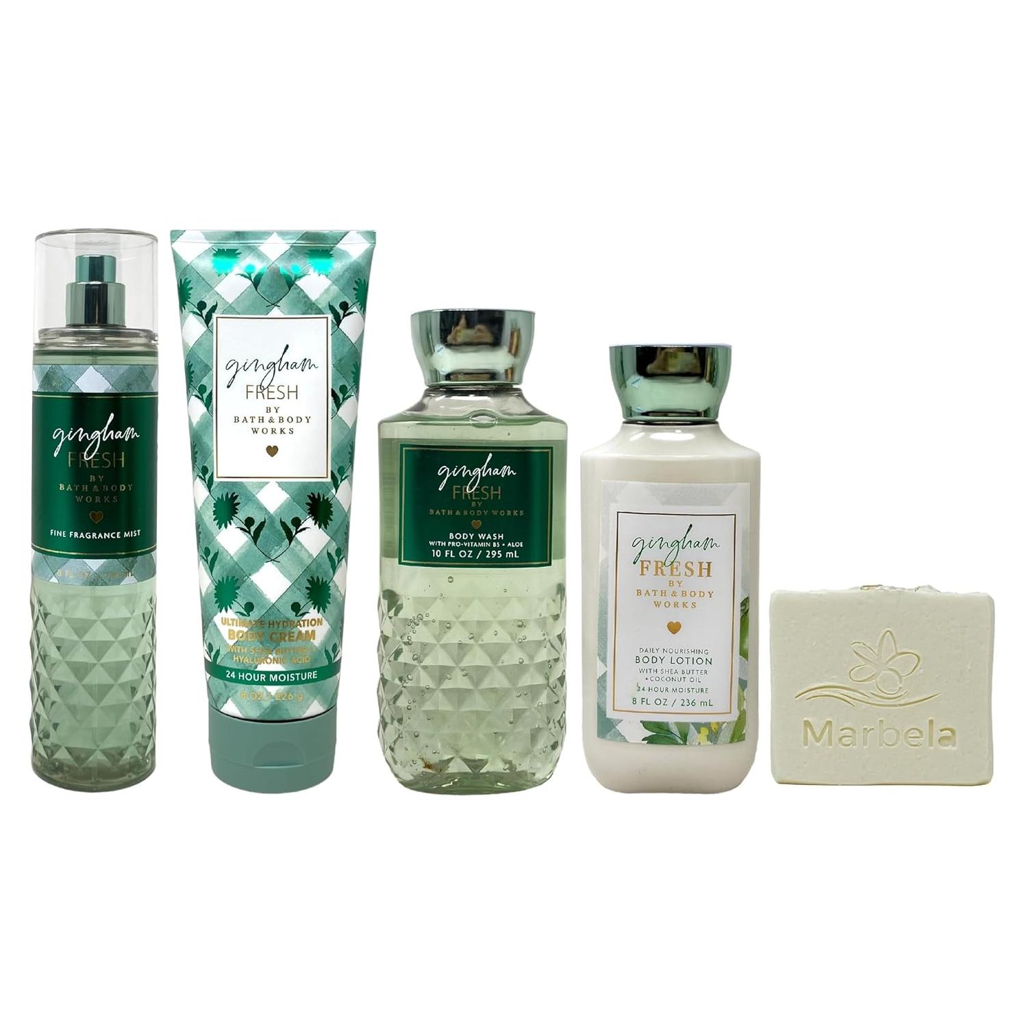 Set de Regalo Deluxe Gingham Fresh Bath & Body Works - 5 Piezas