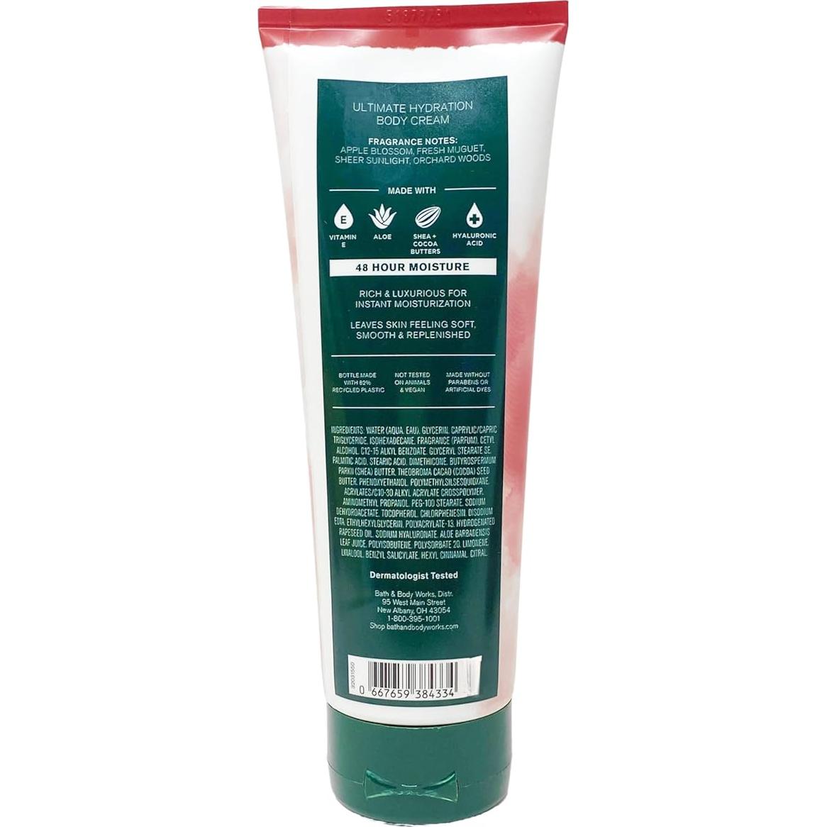 Crema Corporal Hidratante Baño y Cuerpo 2x226g Cereza