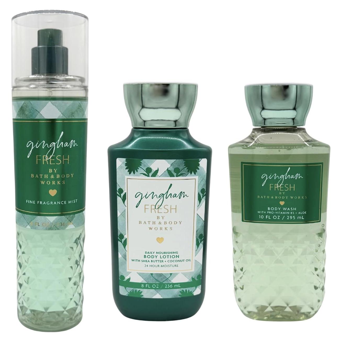 Set de Regalo Gingham Fresh Bath & Body Works - 3 Piezas