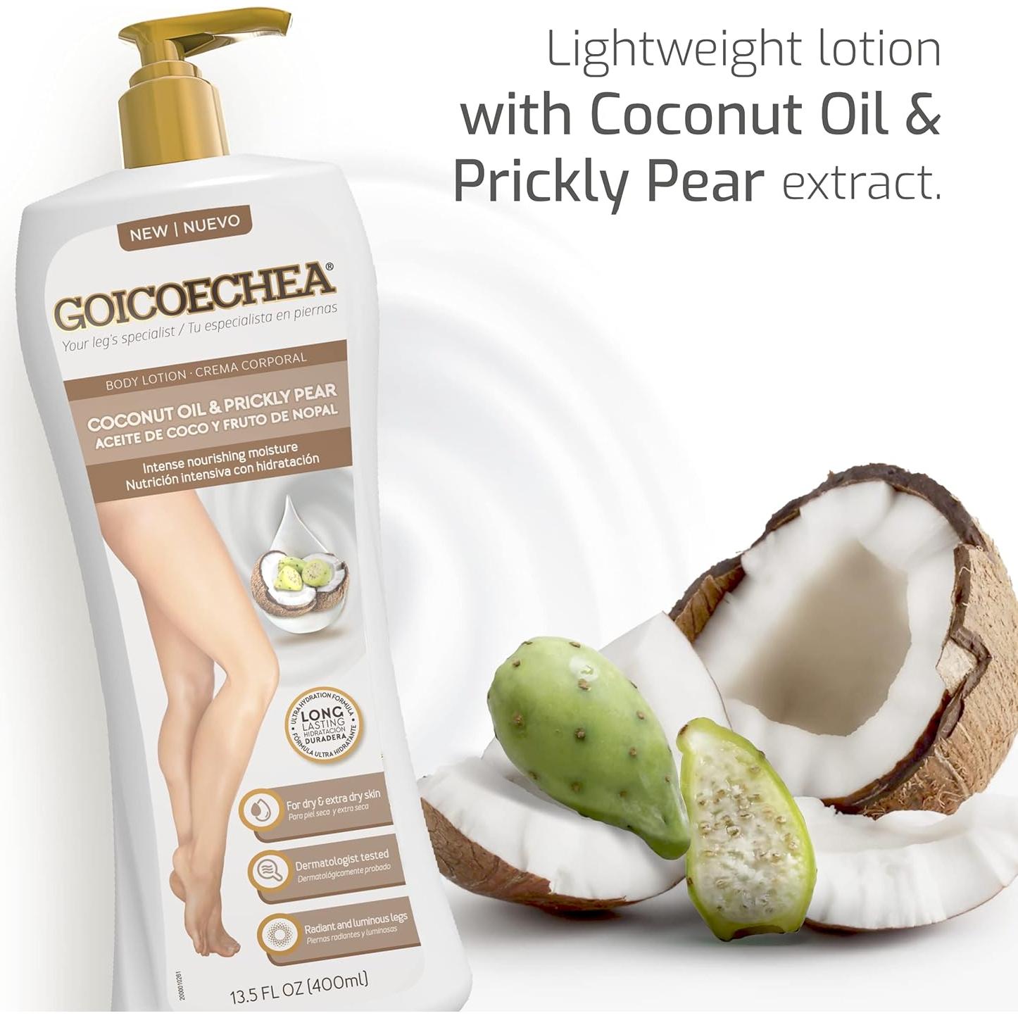 Loción Corporal Hidratante Goicoechea 400 ml con Aceite de Coco