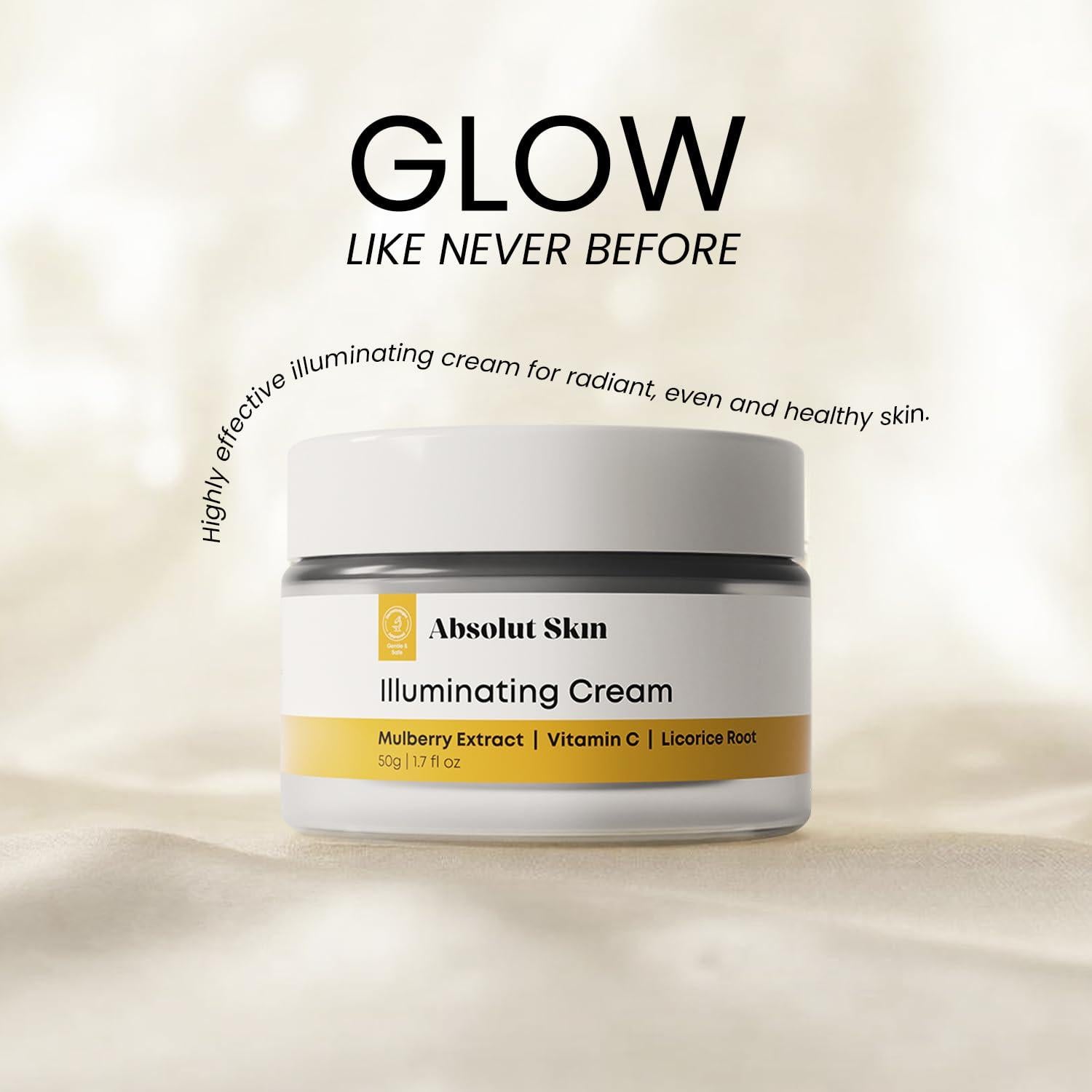 Crema Iluminadora AbsolutSkin 50ml - Hidratante con Vitamina C