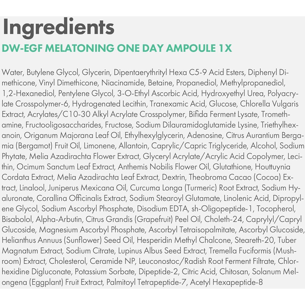 Suero Hidratante Easydew DW-EGF 7.93 ml - Niacinamida y Glutatión