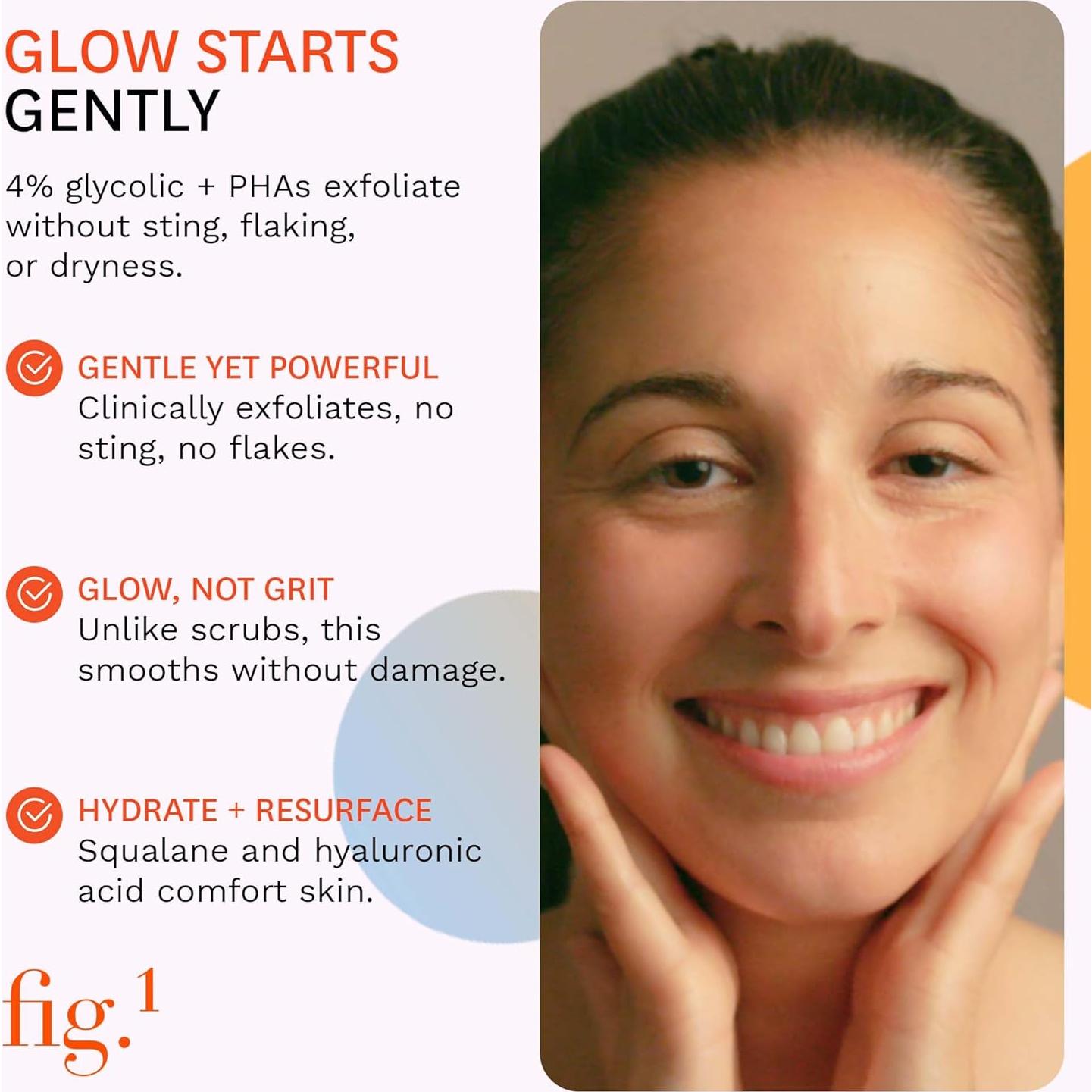 Fig.1 Exfoliante Facial Ácido Glicólico 4% 30 ml Vegano