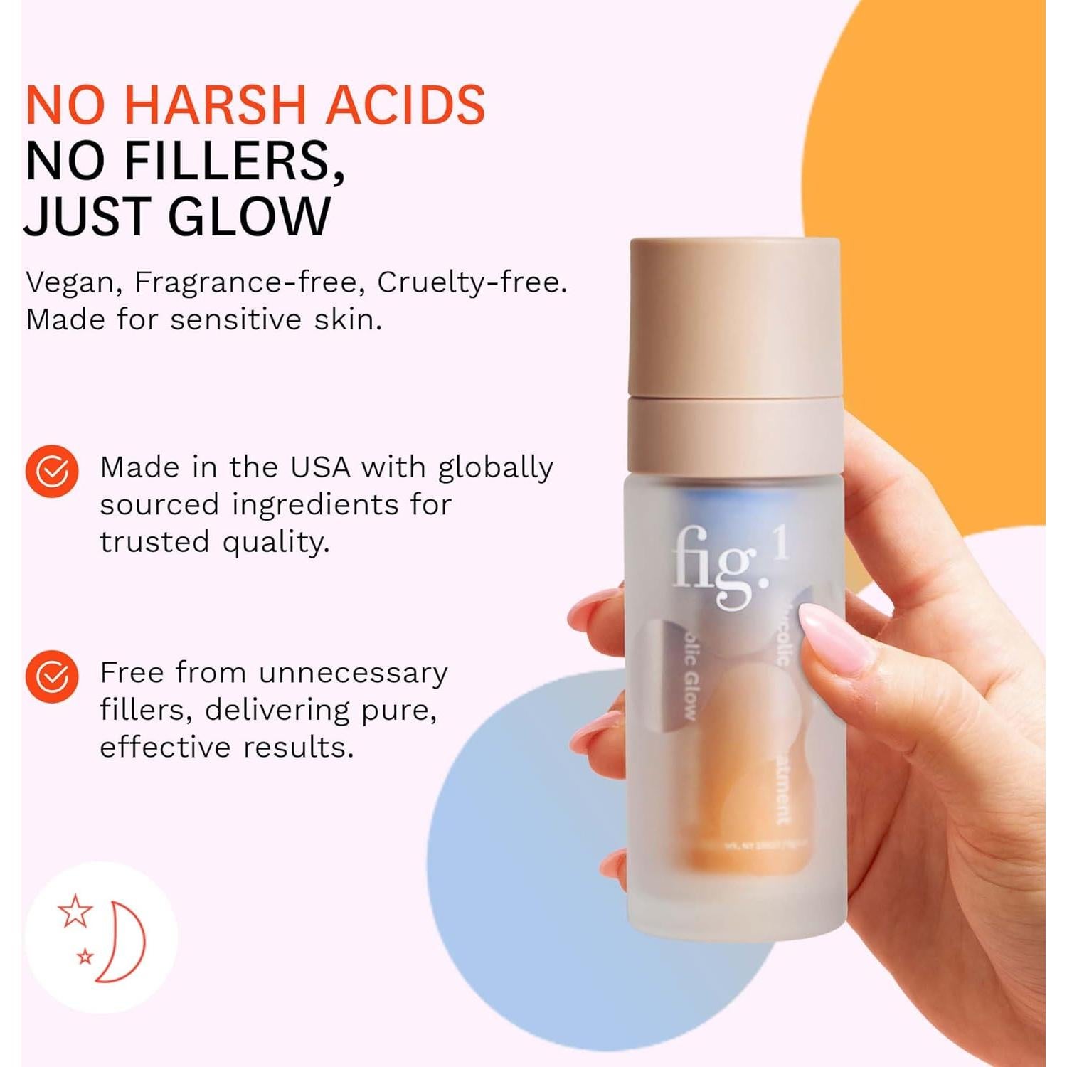 Fig.1 Exfoliante Facial Ácido Glicólico 4% 30 ml Vegano