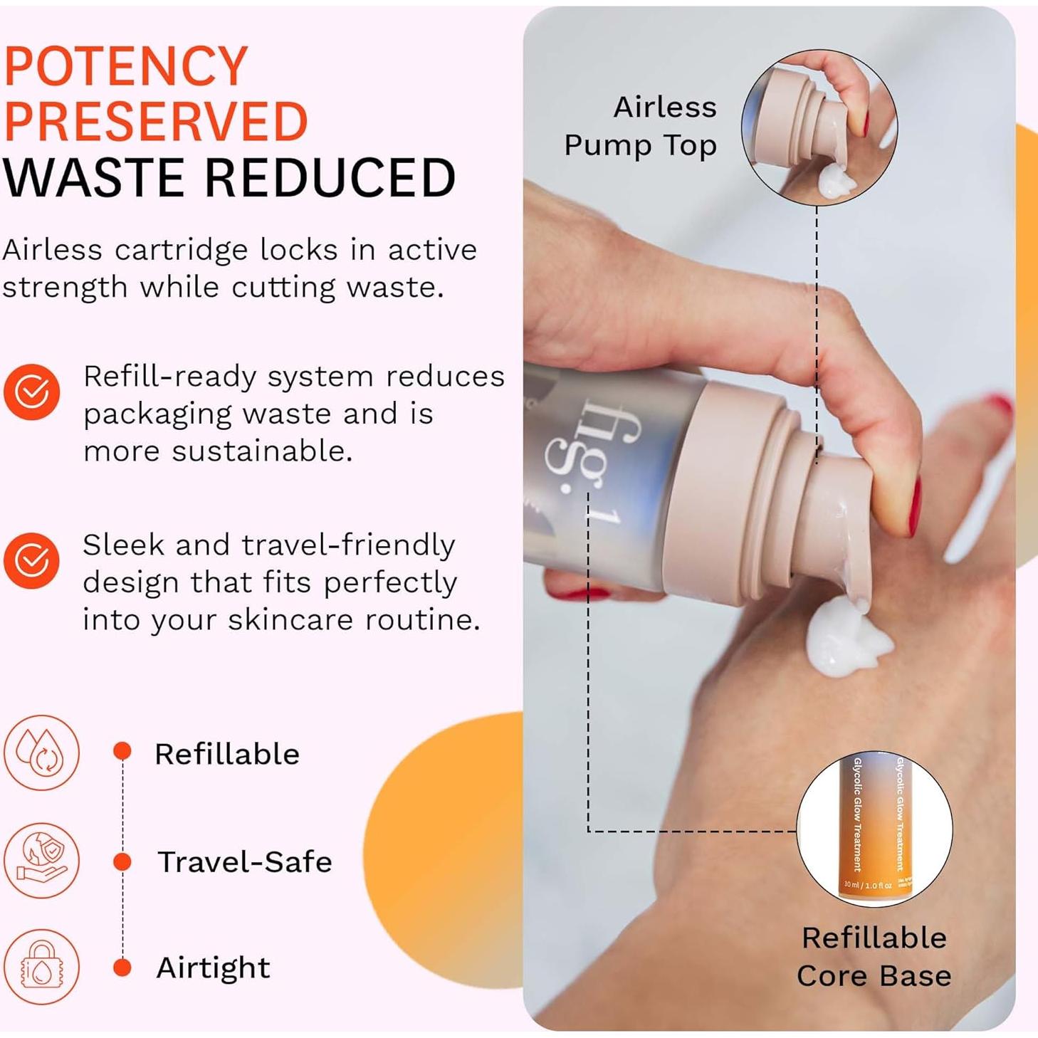 Fig.1 Exfoliante Facial Ácido Glicólico 4% 30 ml Vegano