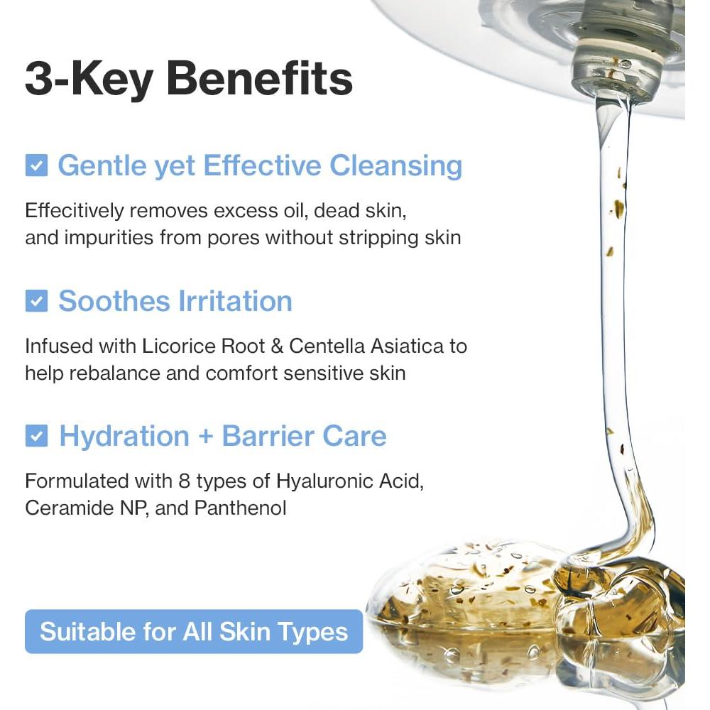 Limpiador Facial YUMU Gel Hidratante 150ml - Regaliz y Centella