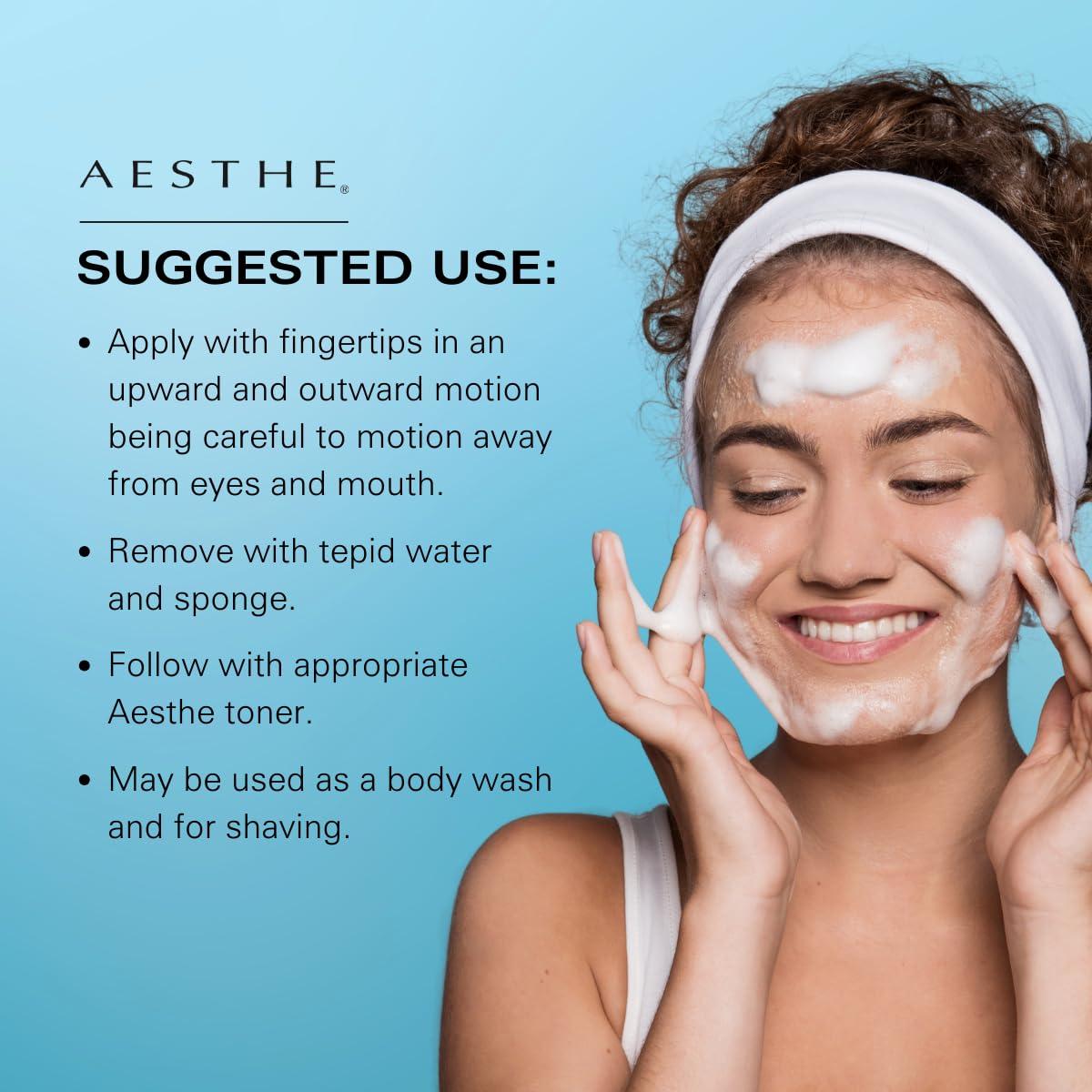 Limpiador Facial Espumoso Aesthe 207 ml - Fruta de la Pasión y Jengibre