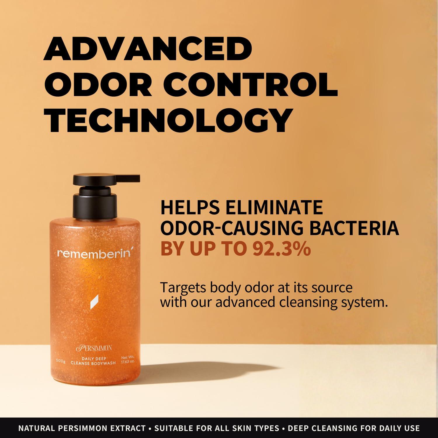 Jabón Corporal Natuzen de Caqui 500g - Desodorante Natural pH Equilibrado