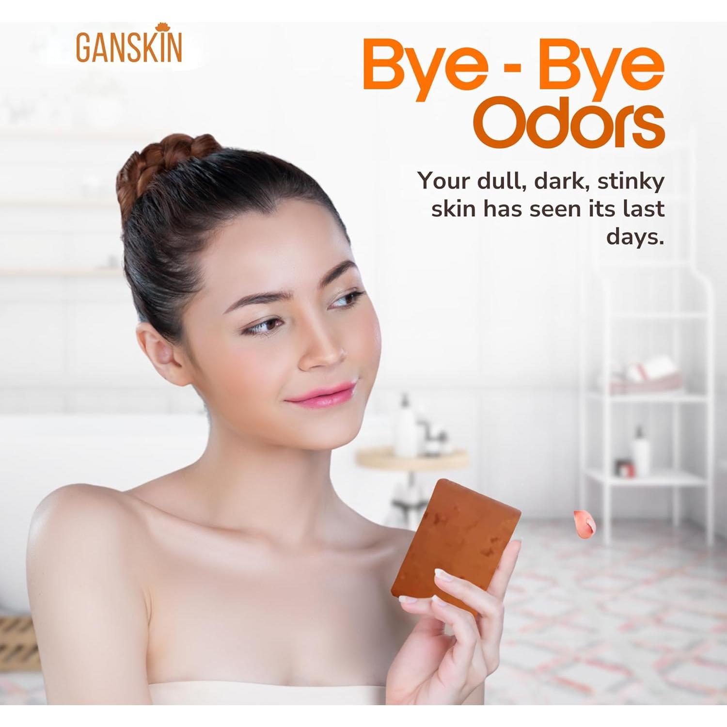 Jabón Desodorante Natural Ganskin con Persimón y Té Verde 117g