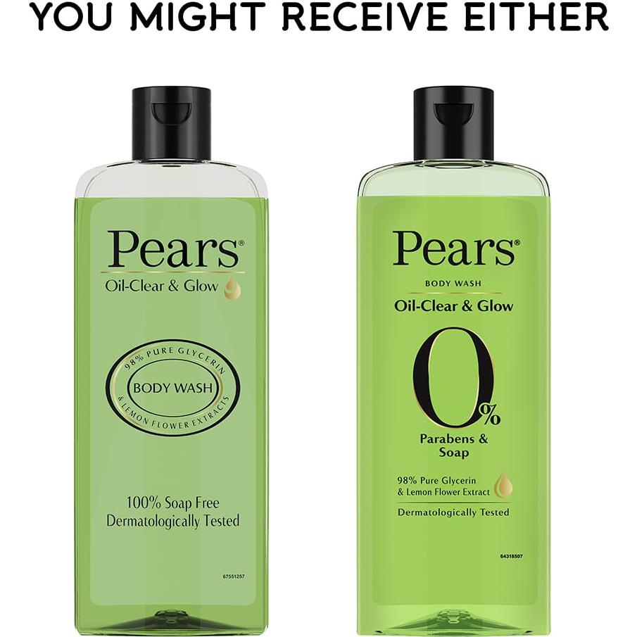 Jabón Corporal Pears Oil Clear & Glow 250ml - Cuidado Piel