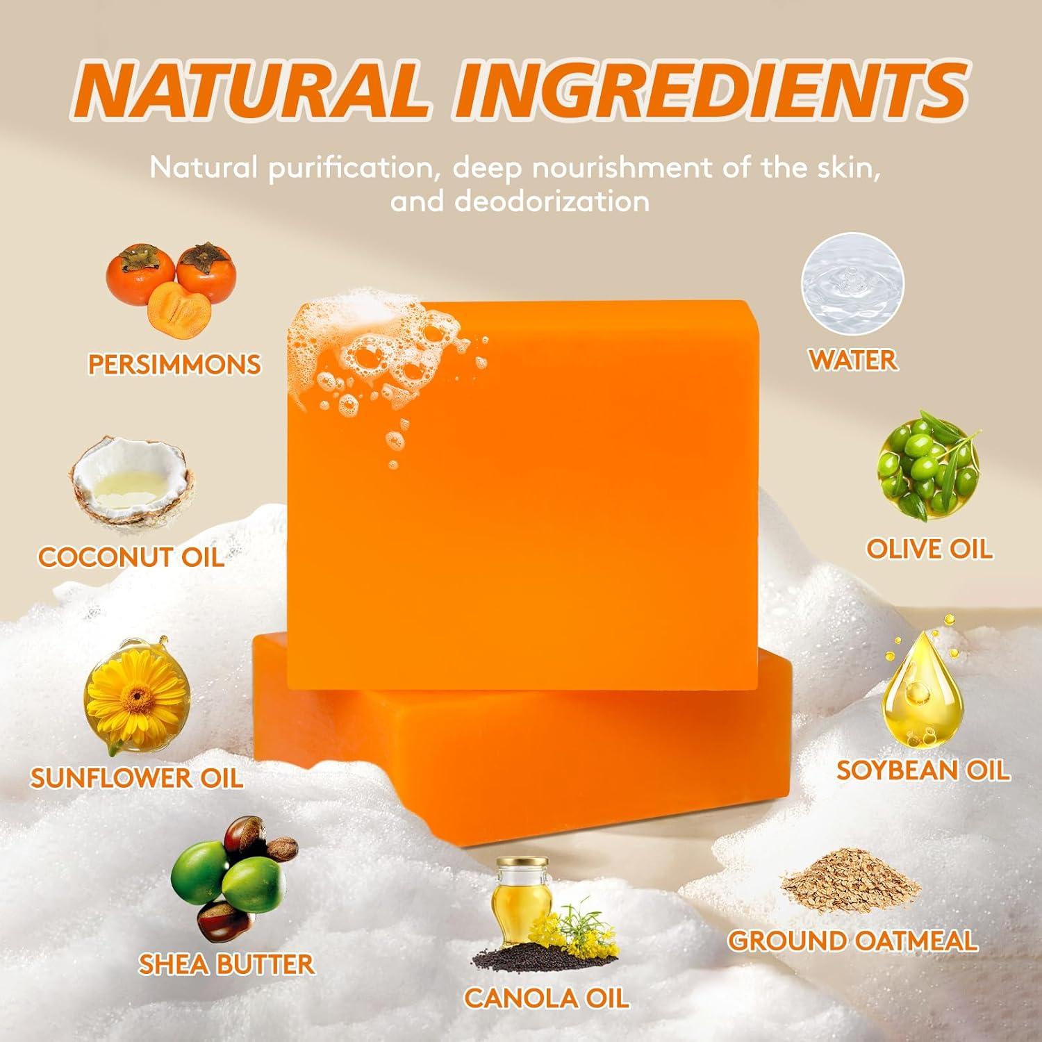 Set 2 Jabones y Gel de Ducha RYH Persimón 408g Control Olores