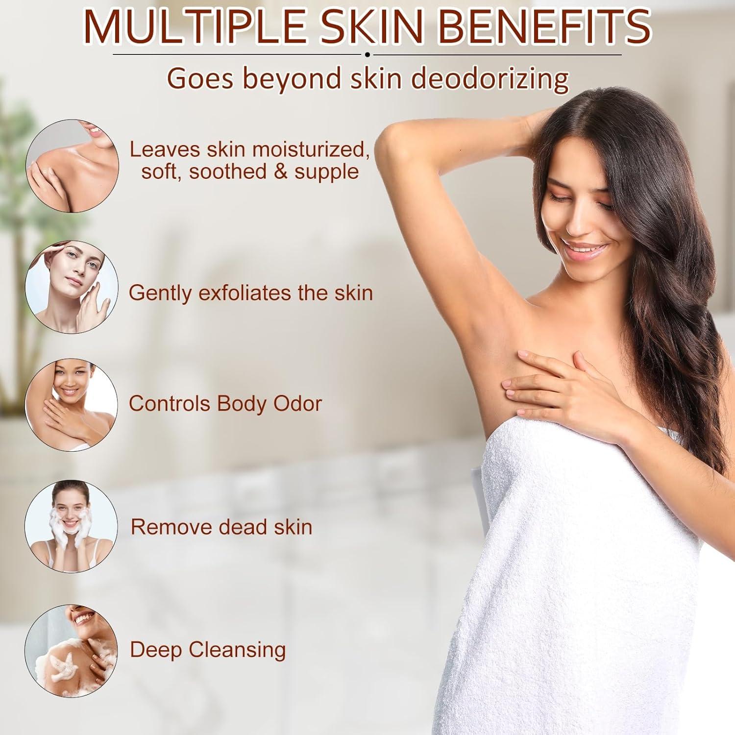 Jabón de Persimón Orgánico URZTUL 3 PCS Desodorante Natural