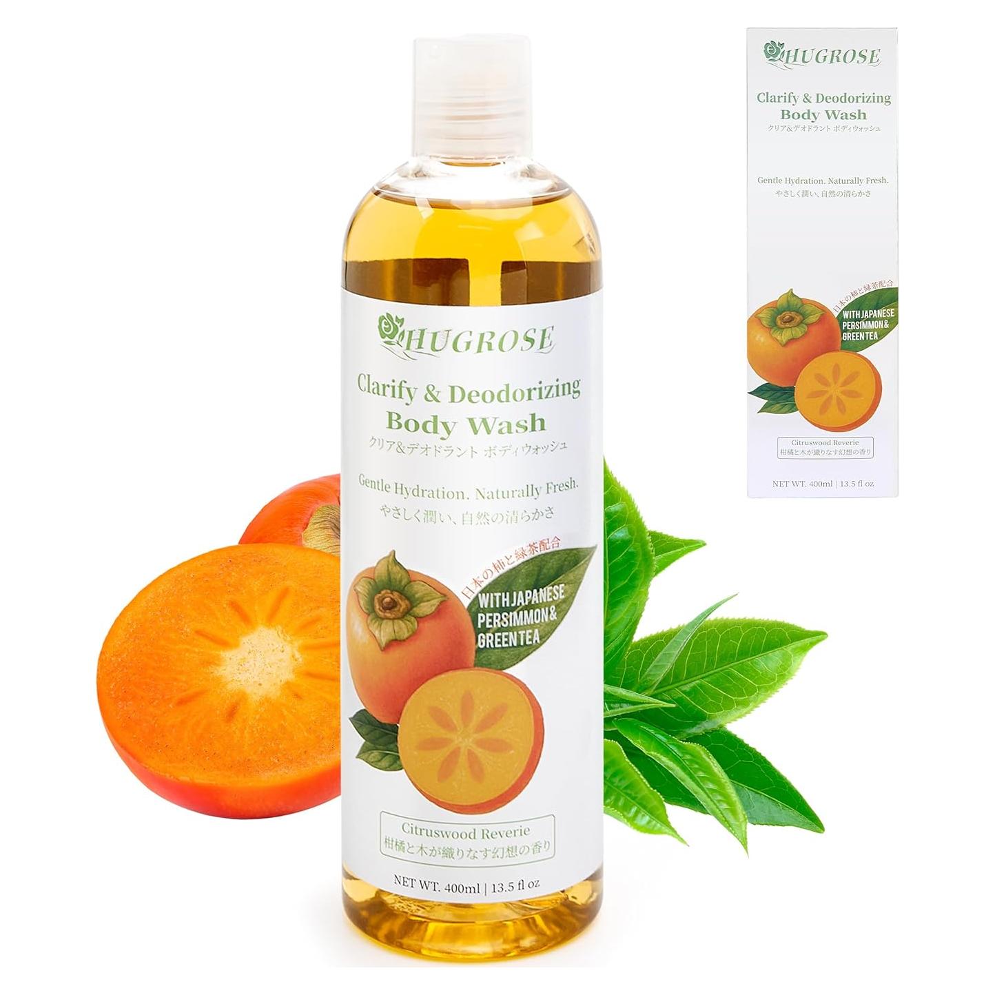 Gel de Ducha Persimón HugRose 381 ml Aroma Cítrico-Maderoso