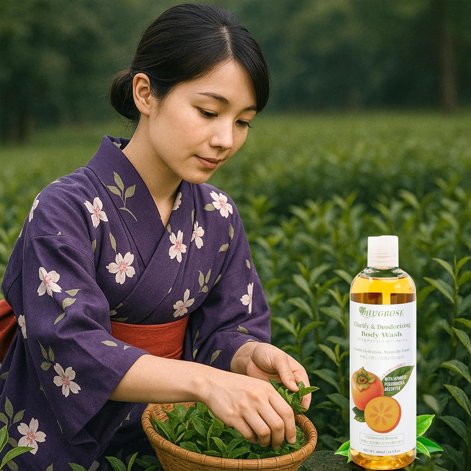 Gel de Ducha Persimón HugRose 381 ml Aroma Cítrico-Maderoso