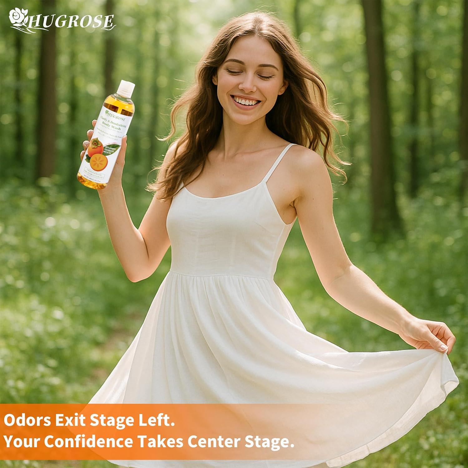 Gel de Ducha Persimón HugRose 381 ml Aroma Cítrico-Maderoso