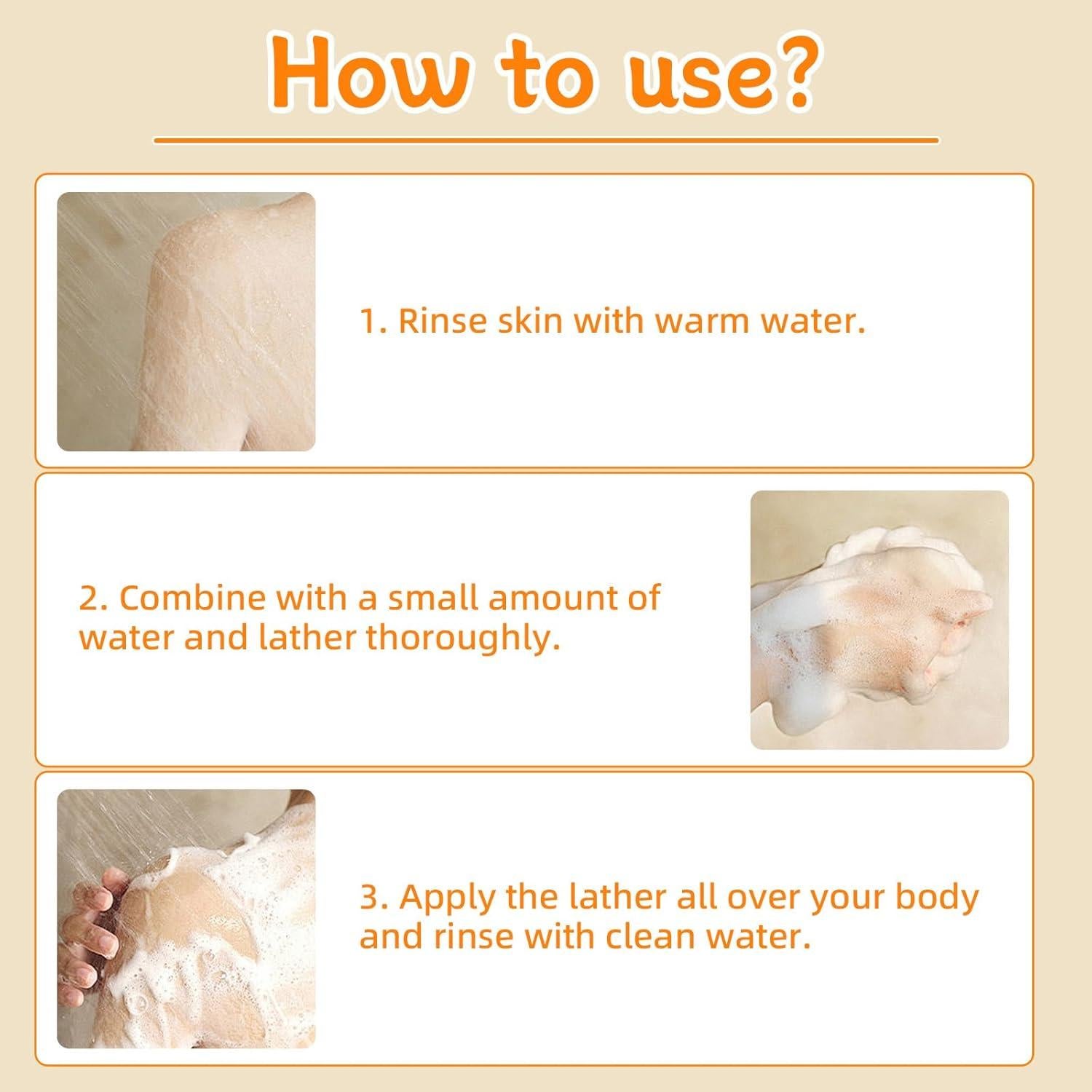 Jabón de Persimón Natural Htcpuo 2PCS - Desodorante Corporal