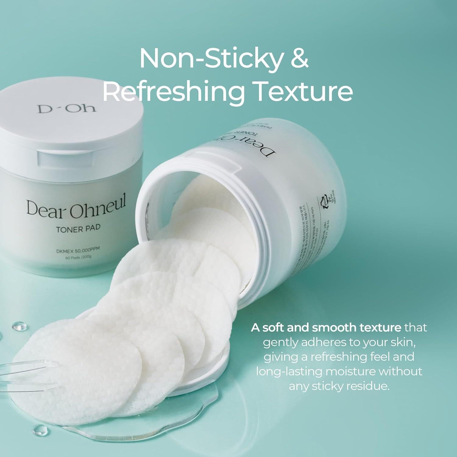 Singreen Toner Pad con Leche de Burra - 60 Unidades - Hidratante y Exfoliante Suave