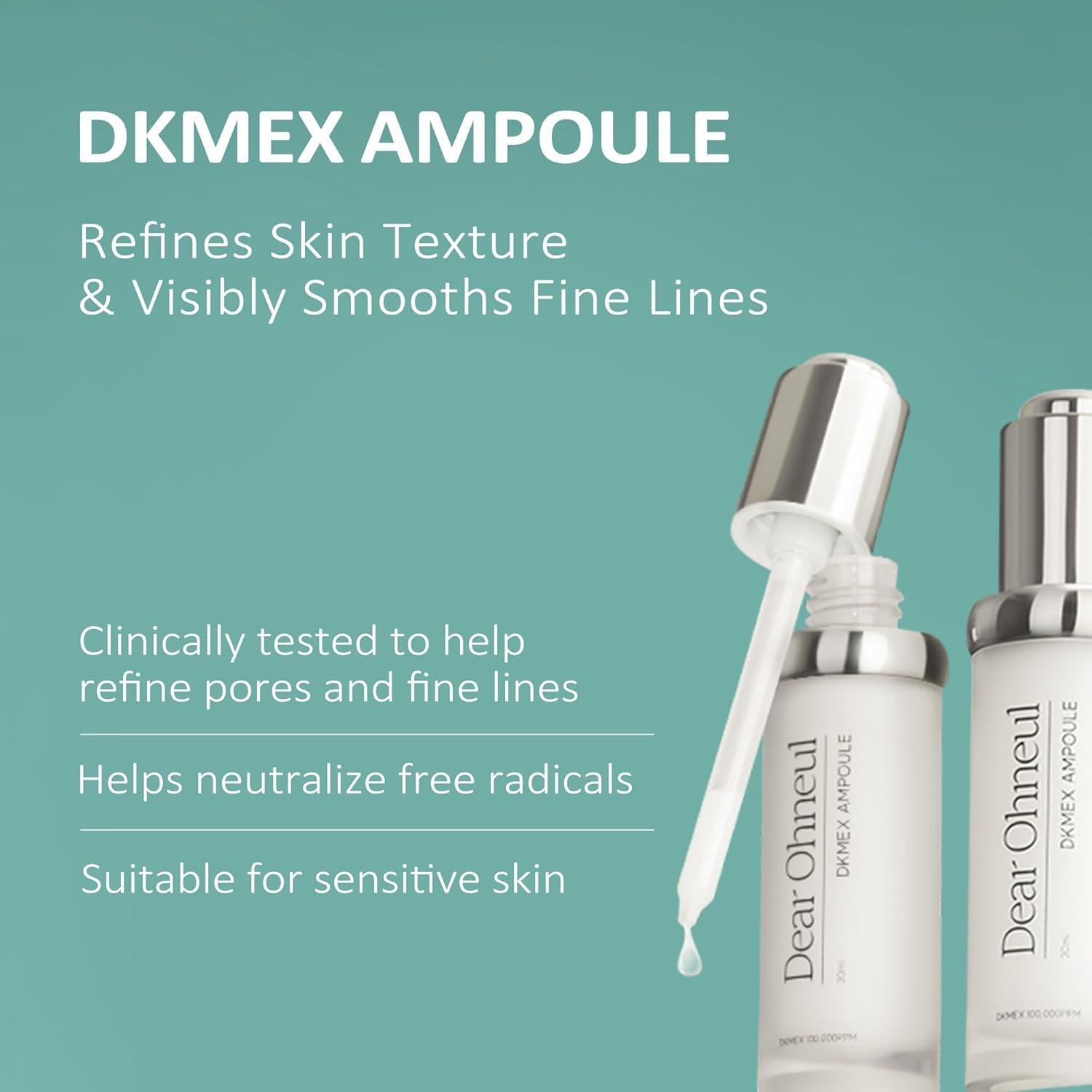Ampoule DKMEX 30ml | Mejora Arrugas y Aclarado Piel