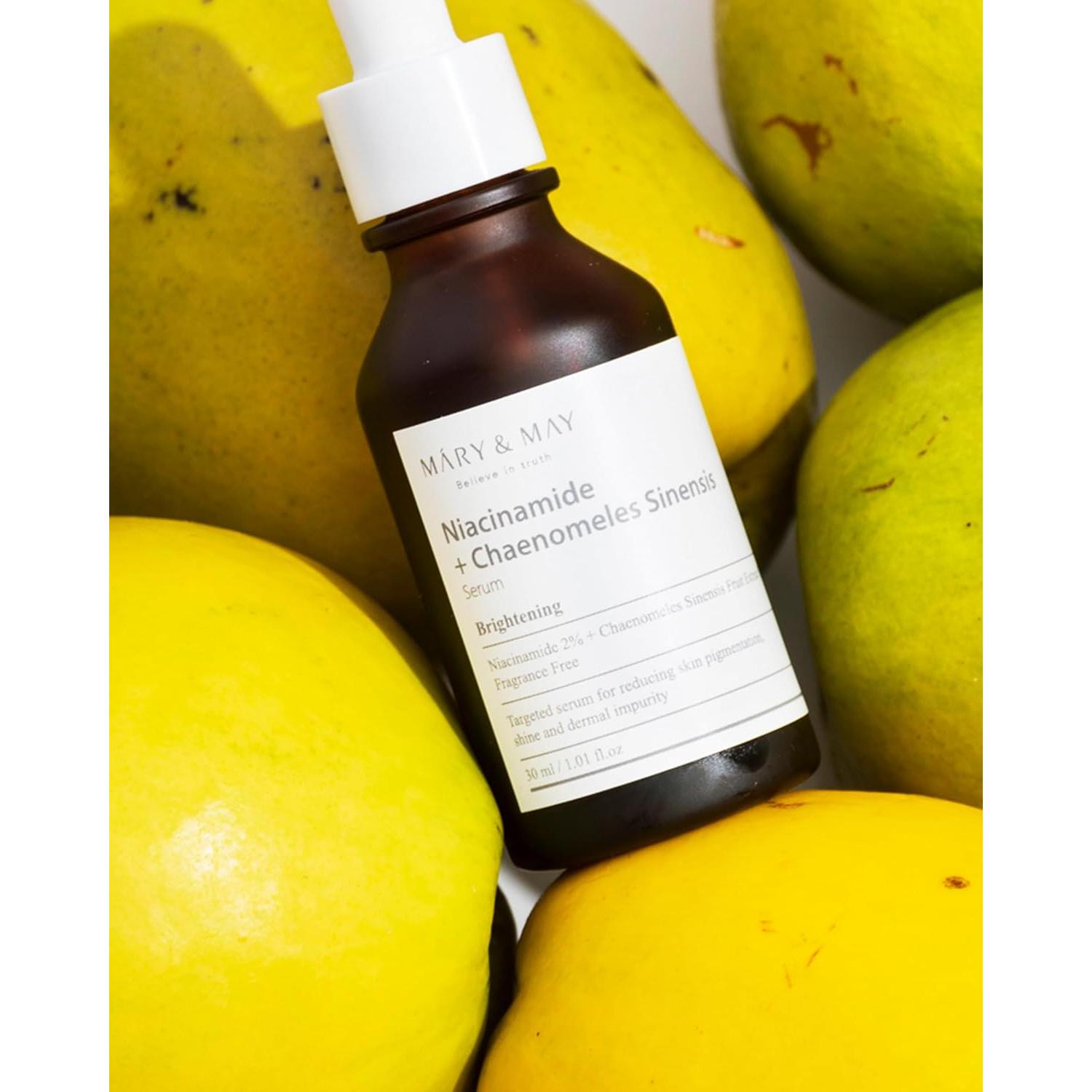 Suero Facial Niacinamida Mary&May 30 ml - Piel Clara y Brillante