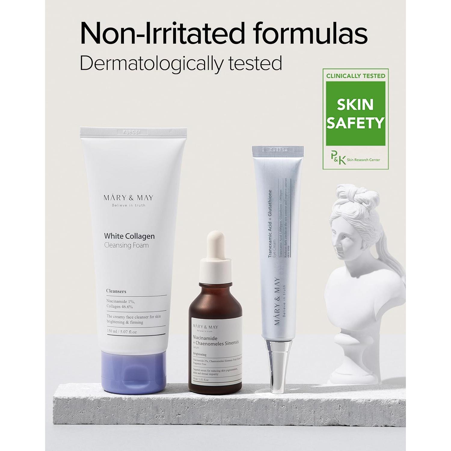 Suero Facial Niacinamida Mary&May 30 ml - Piel Clara y Brillante