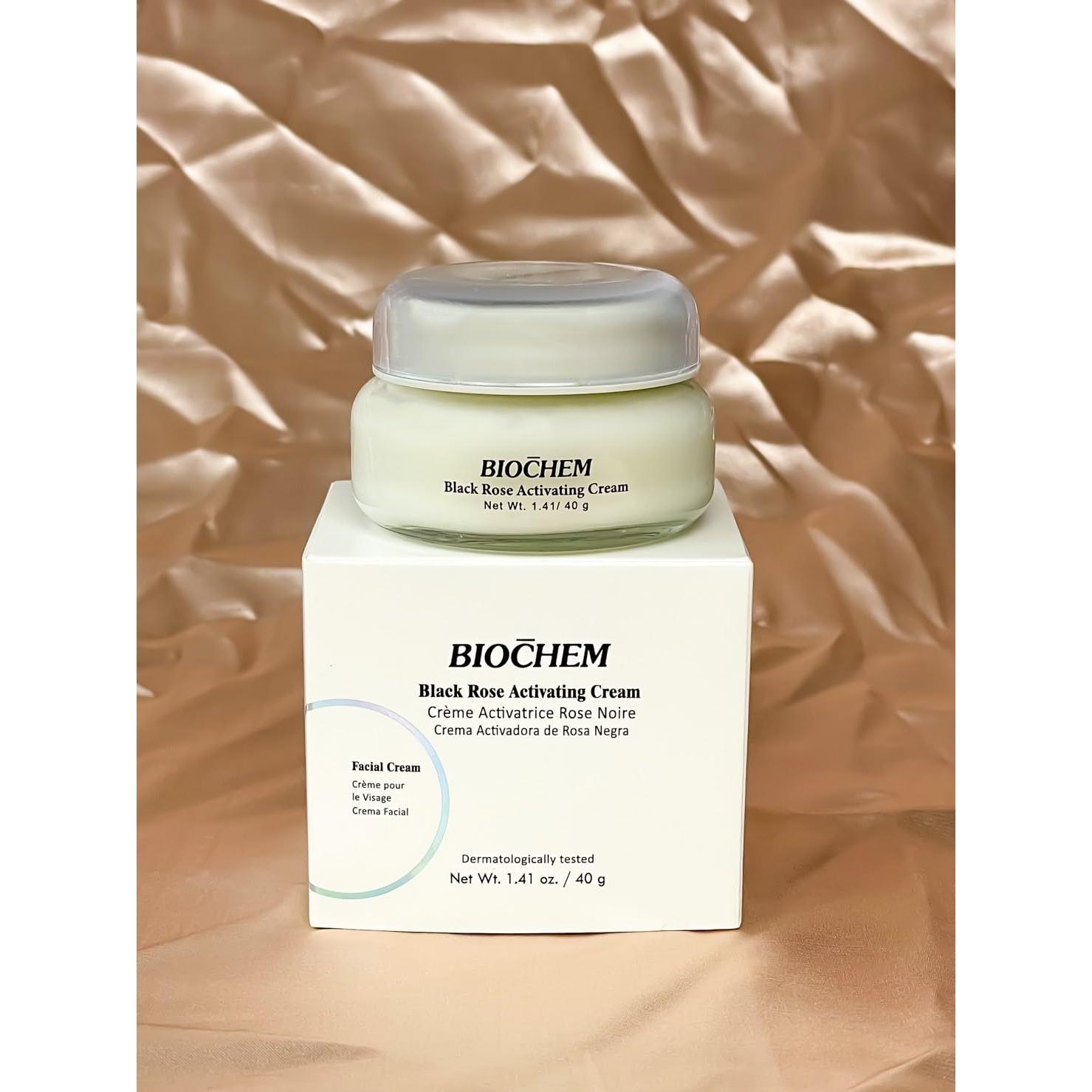 Crema Hidratante Rosa Negra Biochem 40g - Anti-envejecimiento