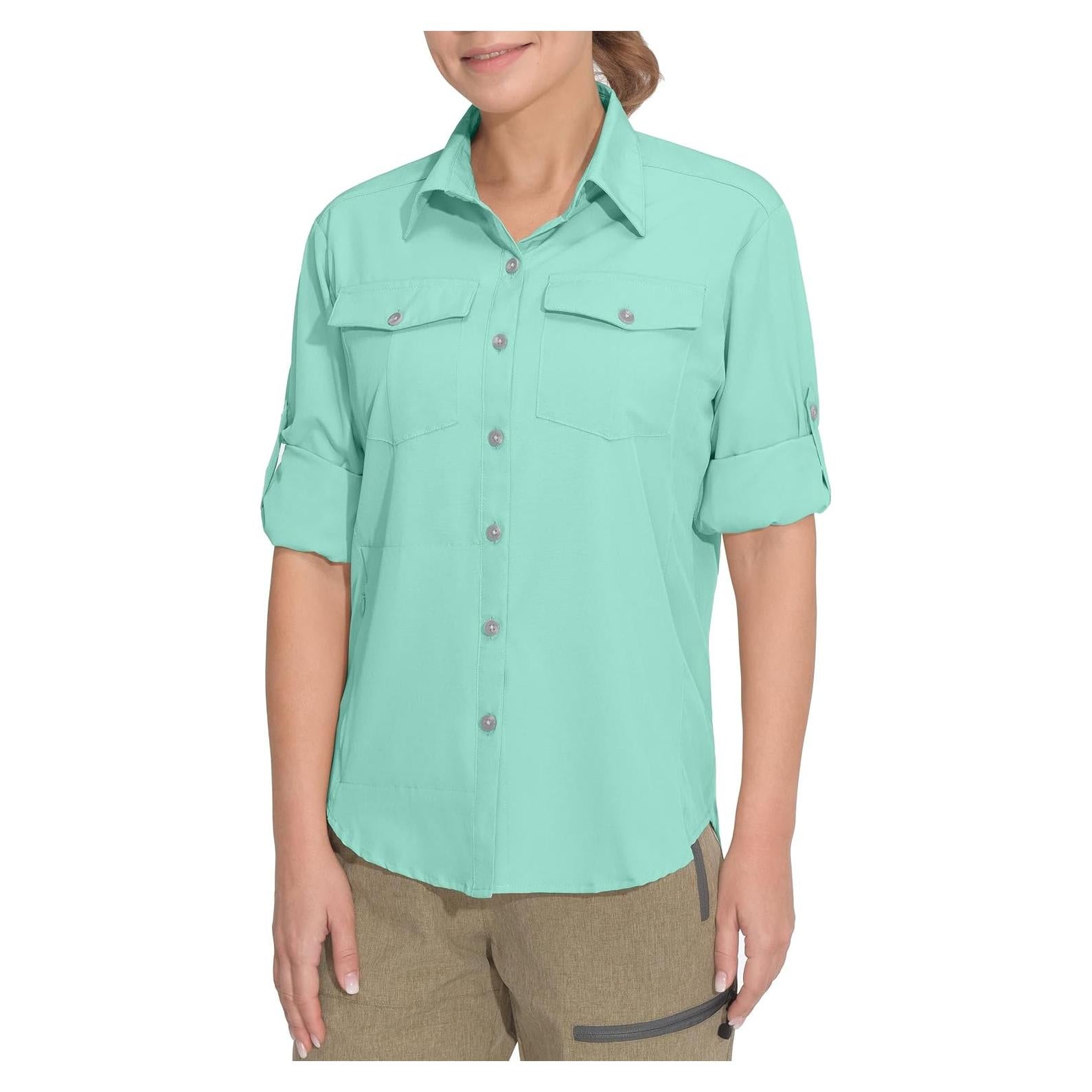 Camisa de Manga Larga UPF50+ Little Donkey Andy Mujeres