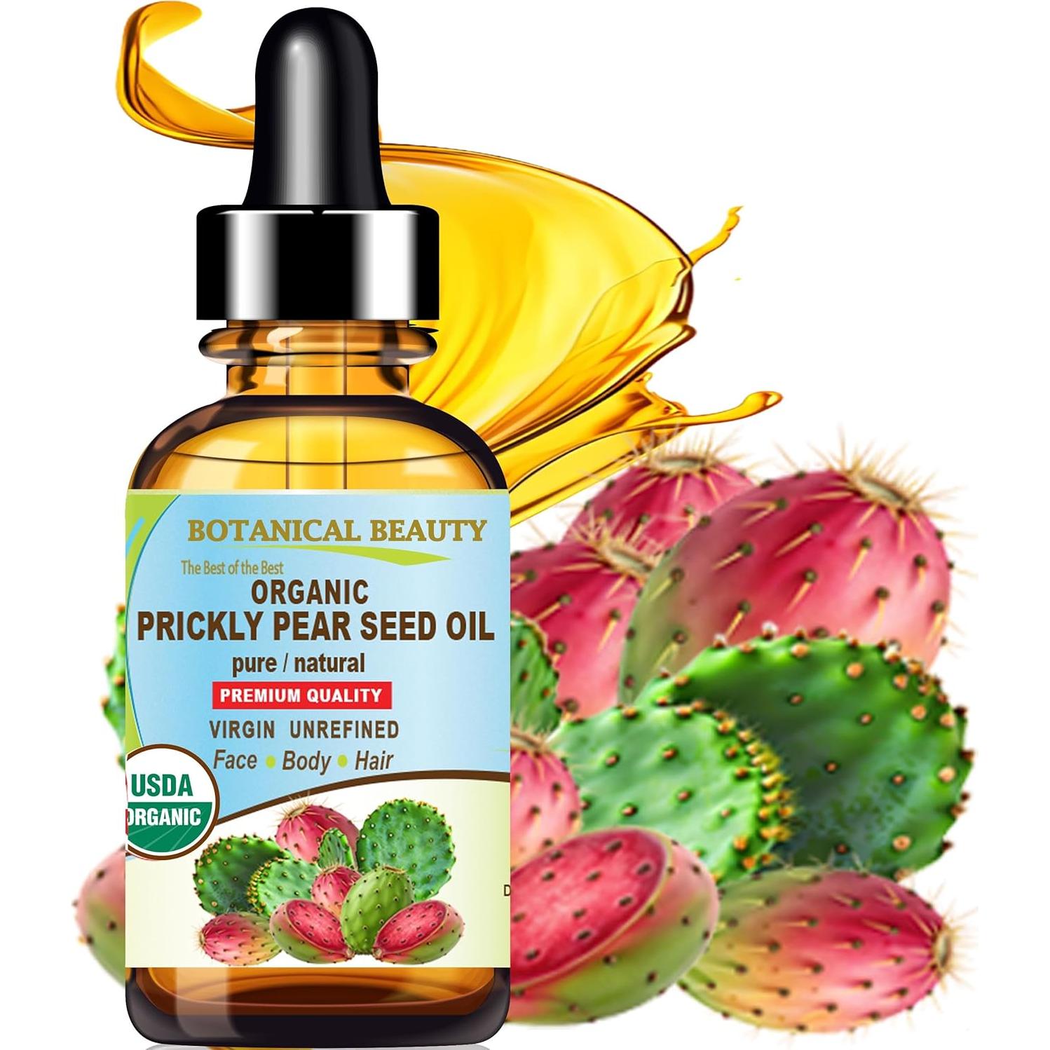 Aceite de Semilla de Nopal Orgánico 100% Natural 10 ml